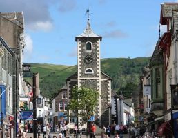 Shopping in Keswick - View of Moot Hall