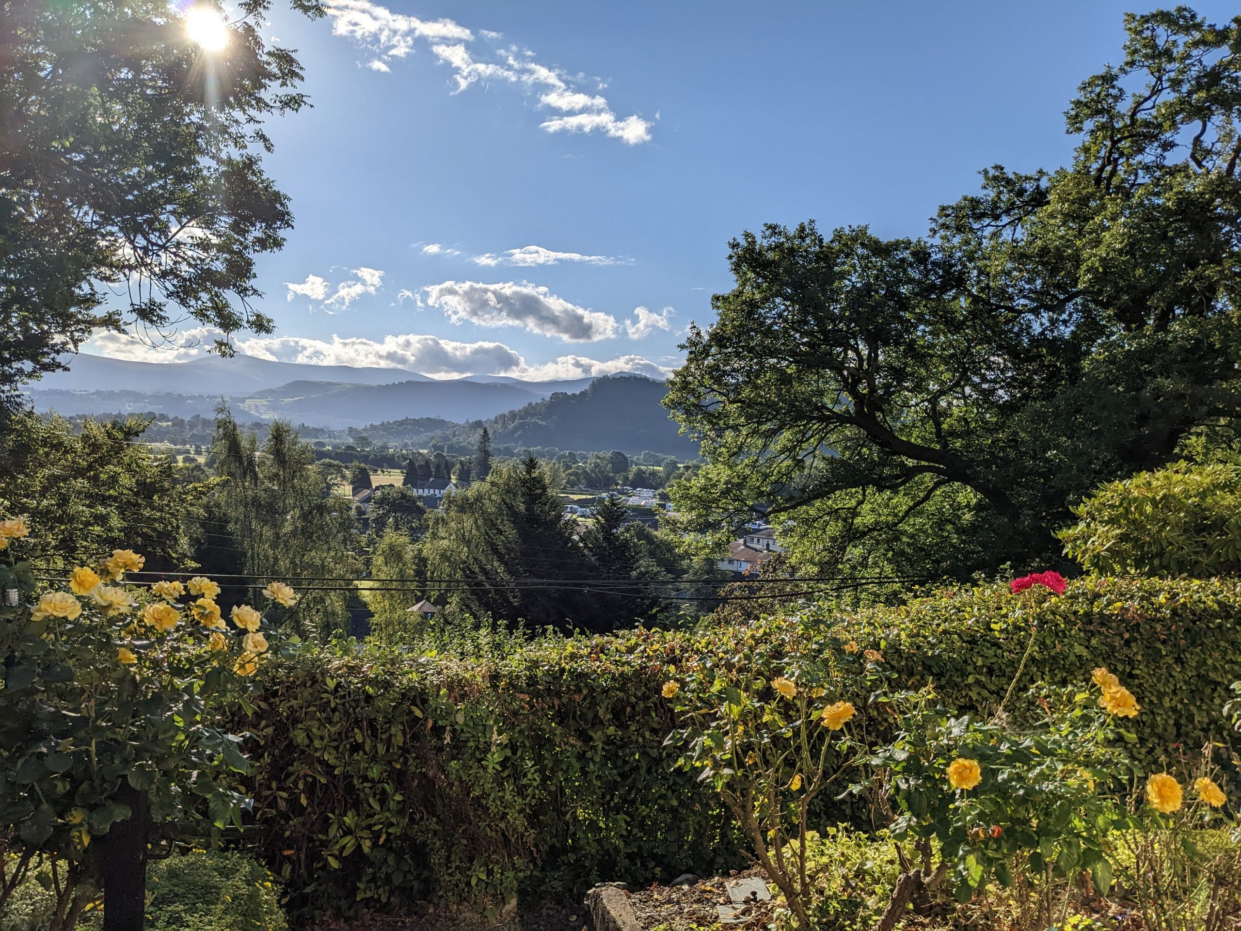 Enjoy the beautiful garden and stunning views