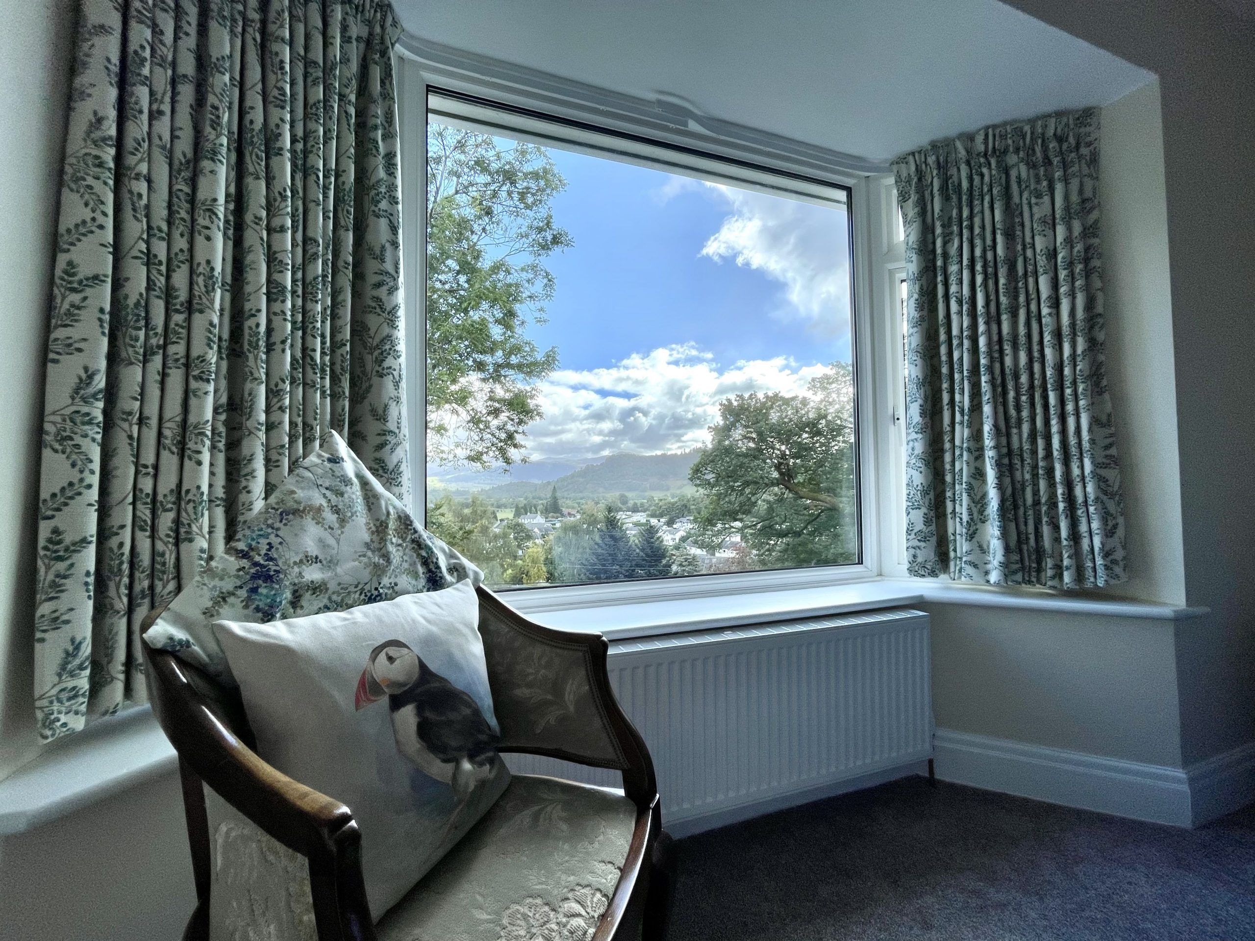 Sit by the bay window and enjoy a good book