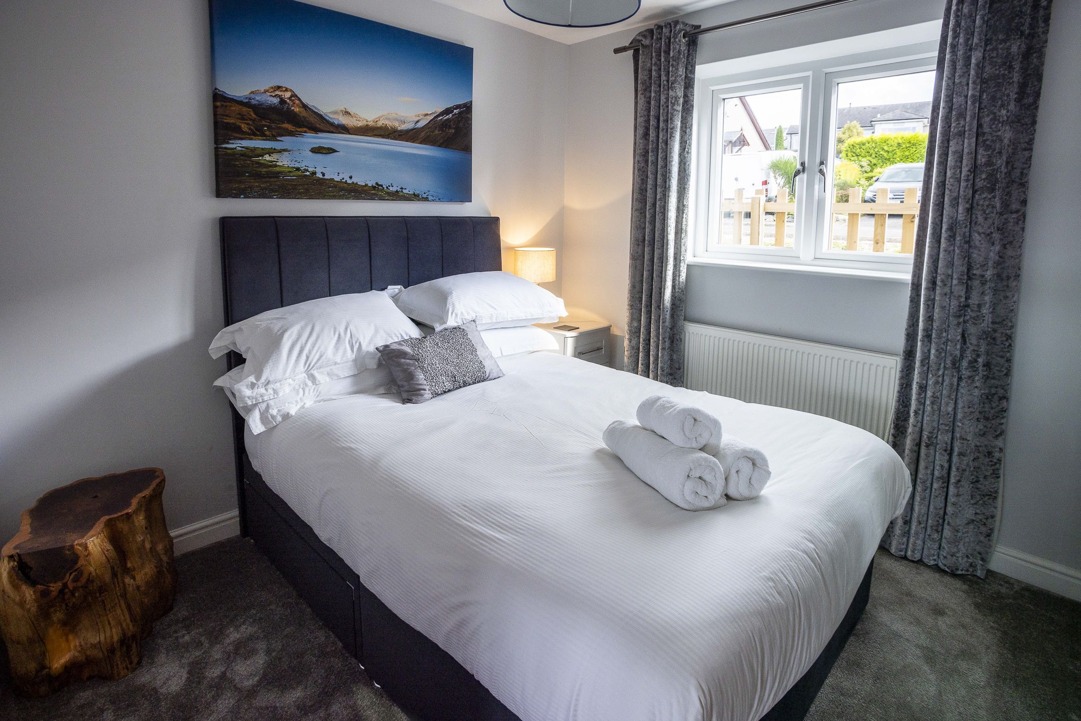 Wake up to stunning views of the Lake District.