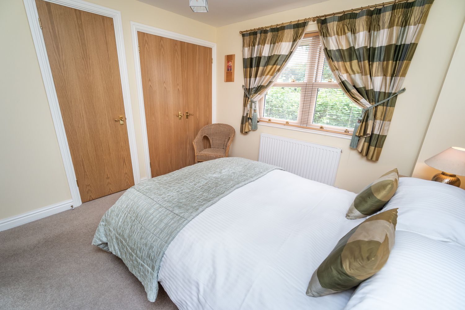 Ample of storage space is available in the built in wardrobe