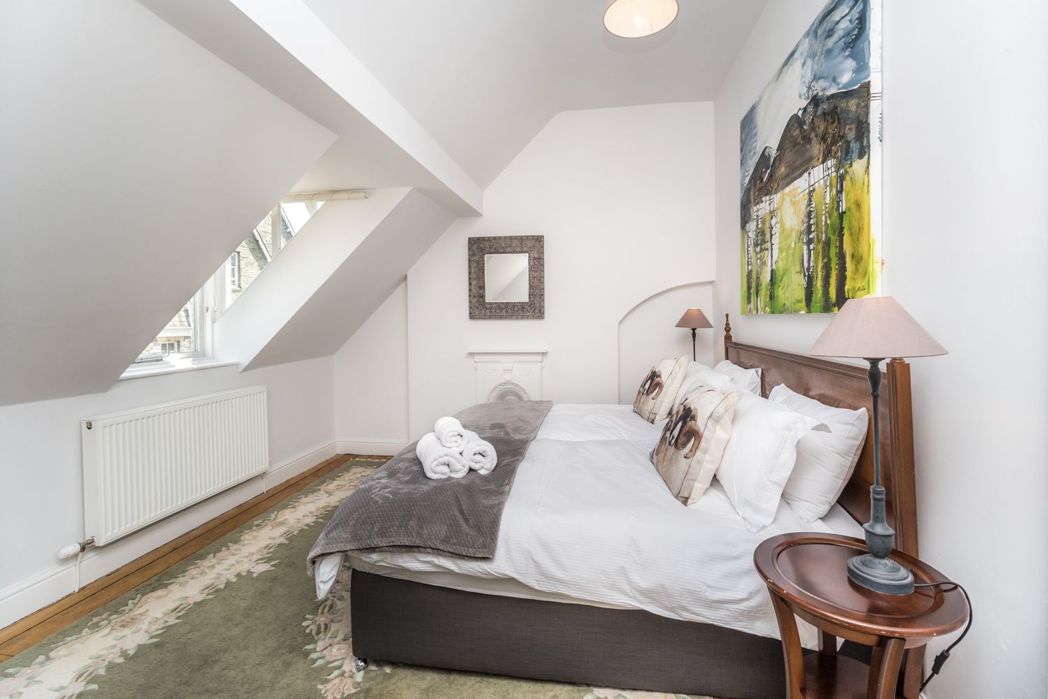 From this bedroom you can enjoy views towards Skiddaw