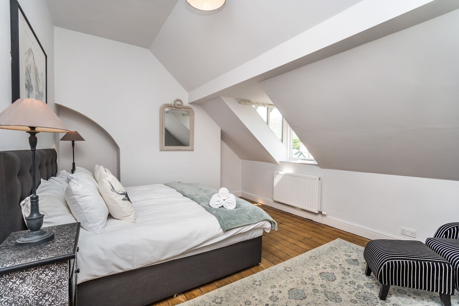 The second floor twin room can be set up as a super king upon request