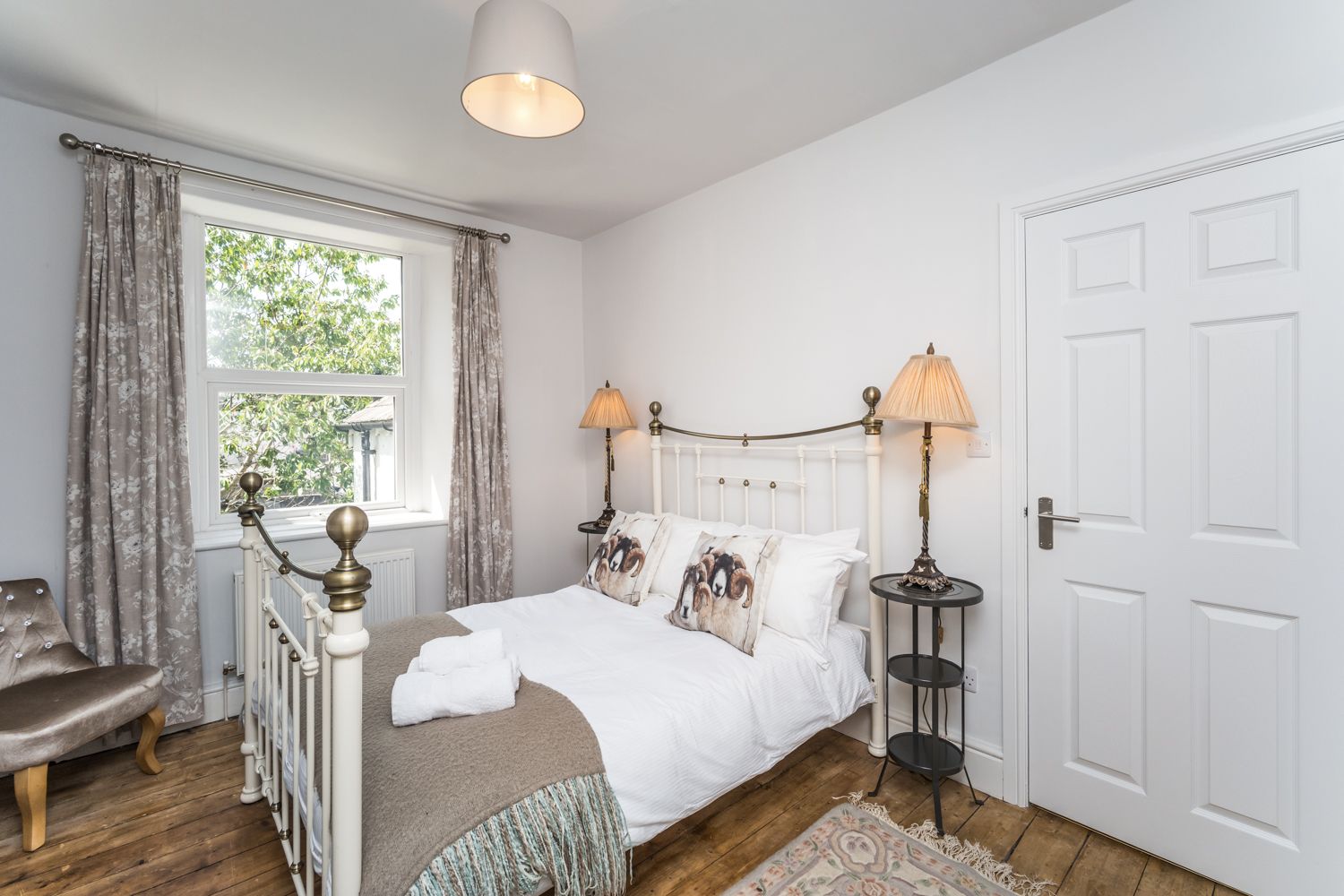 The second bedroom is found on the 1st floor at the rear of the property