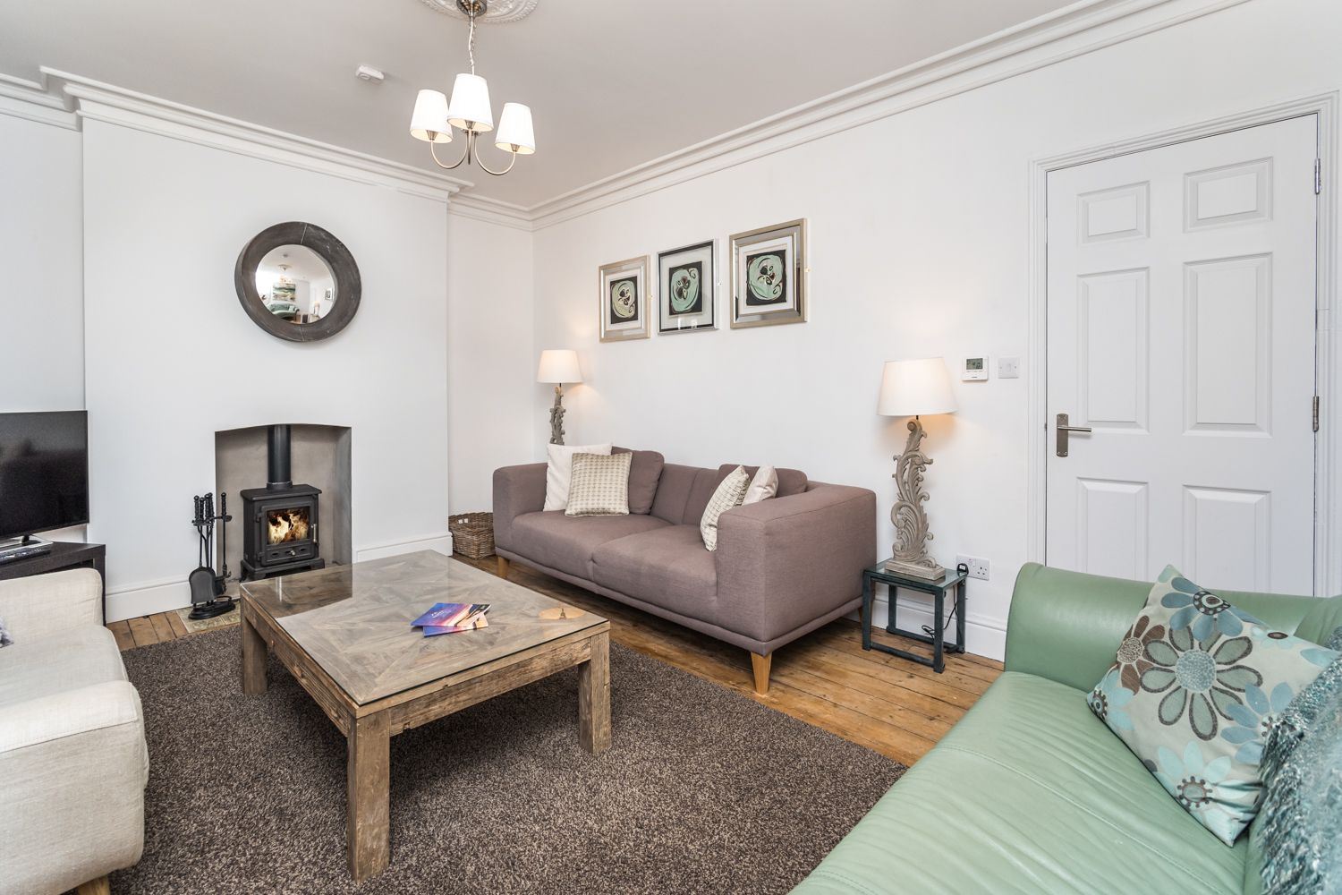 Guests can make the most of the log burner during the colder months