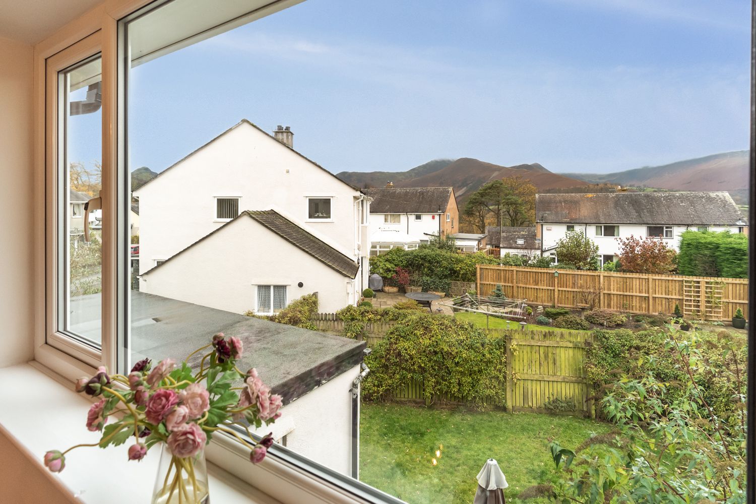 Views from the rear of the property 