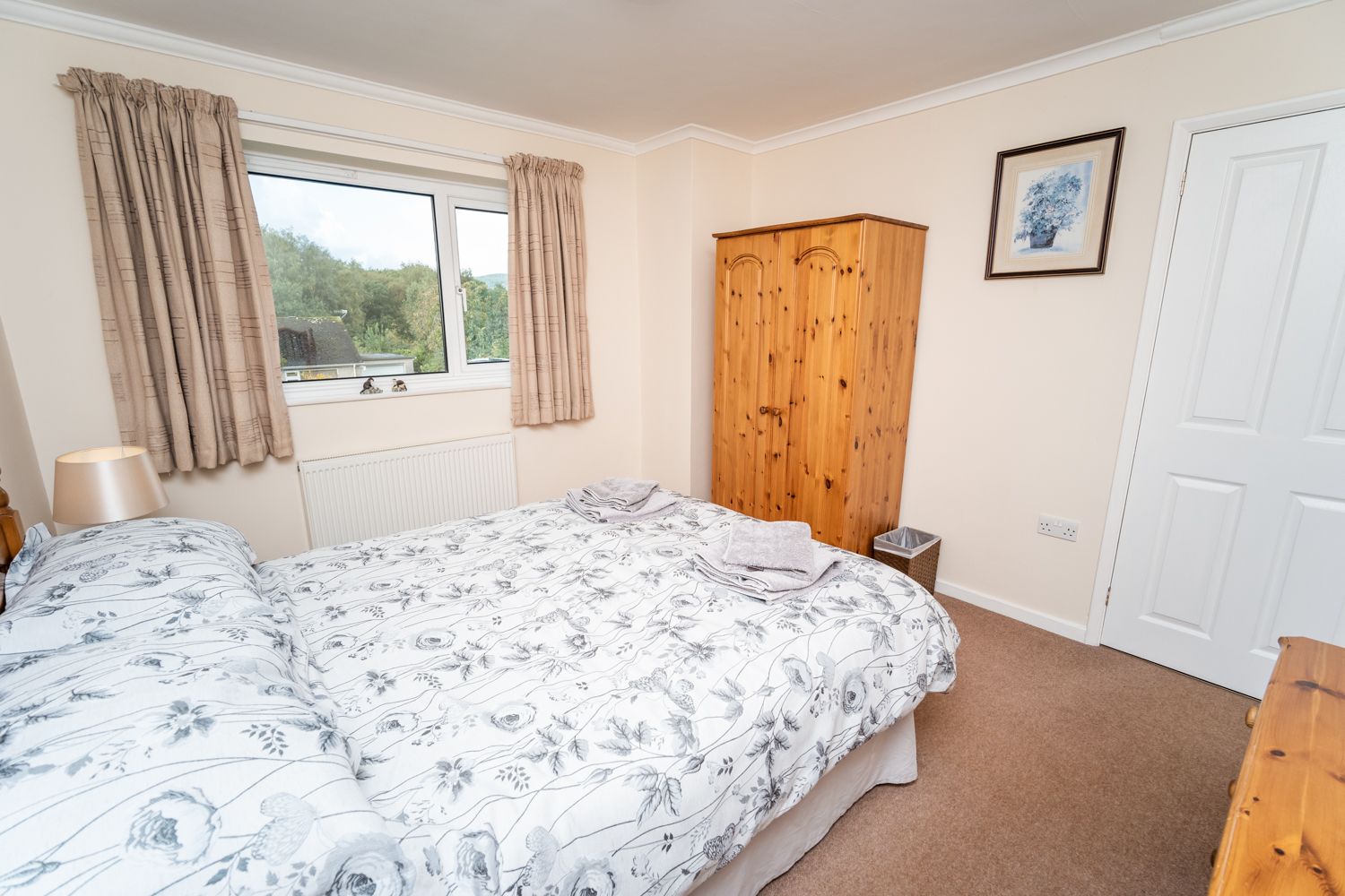 The bedroom is equipped with everything that you need for a comfortable stay