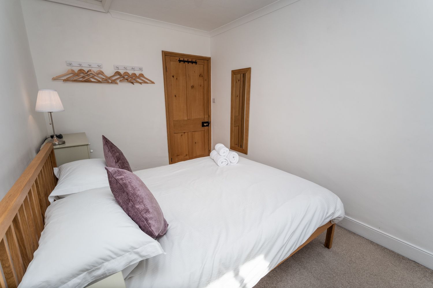 A peaceful master bedroom to relax in after a day on the fells