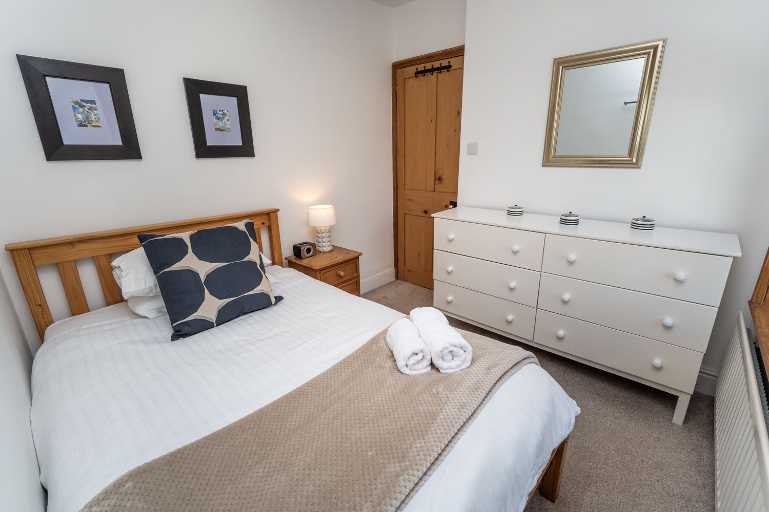 This bedroom has heaps of storage