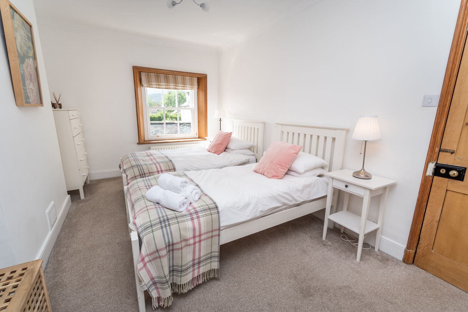 The bedroom benefits from views towards Catbells