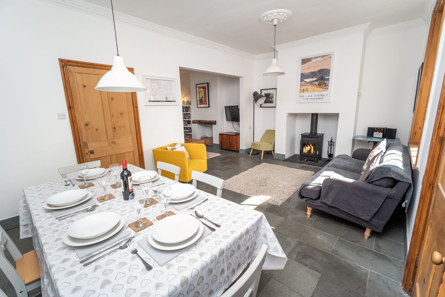 High chairs can be provided if you are travelling with young children