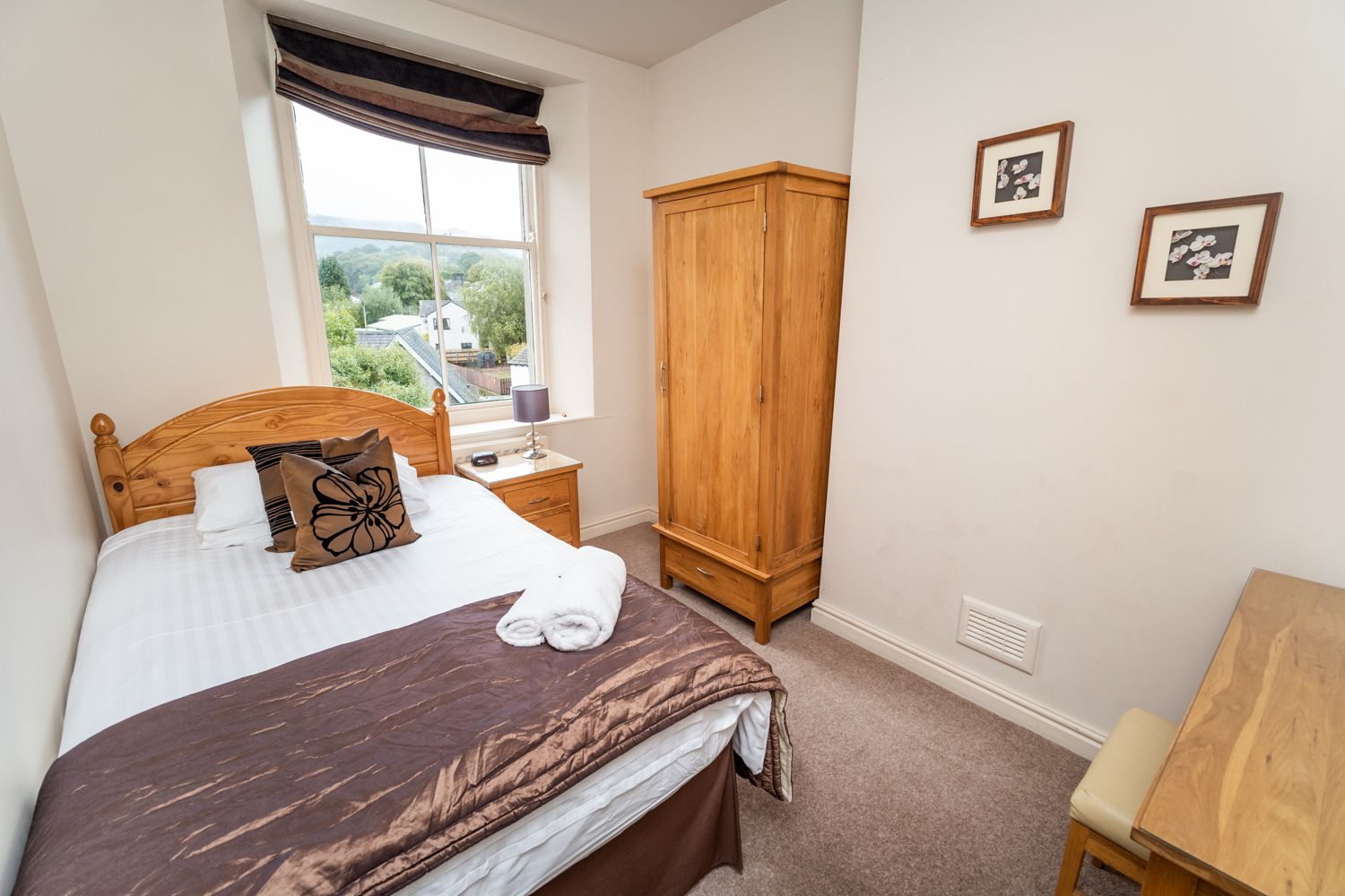 The fourth bedroom is a small double, suitable for 1 person