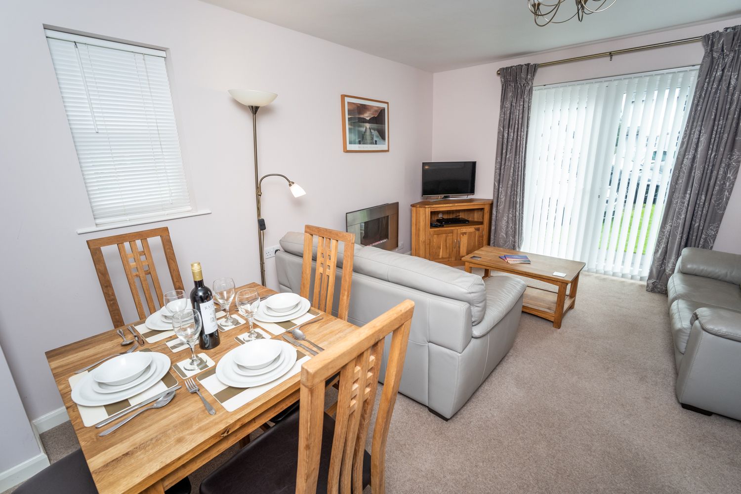 You are welcome to relax on the patio which is accessed from the living room, outdoor chairs and table are provided 