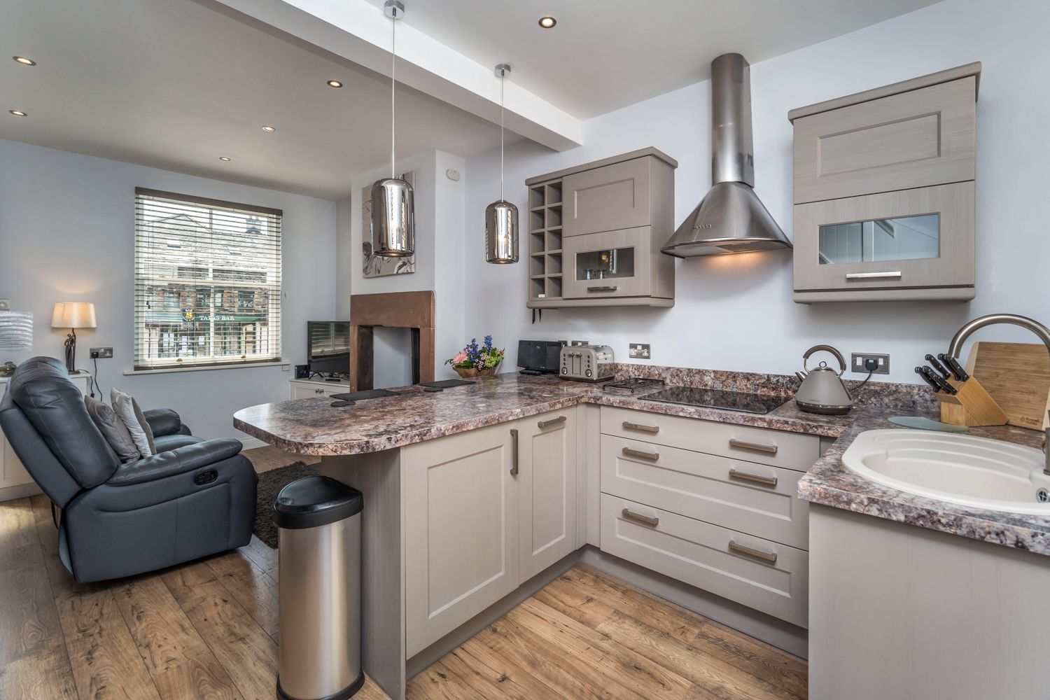 The property is just a few minutes walk from the centre of Keswick