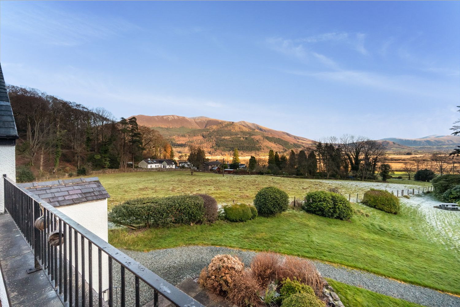Lake View Cottage views on a nice sunny Lakeland day