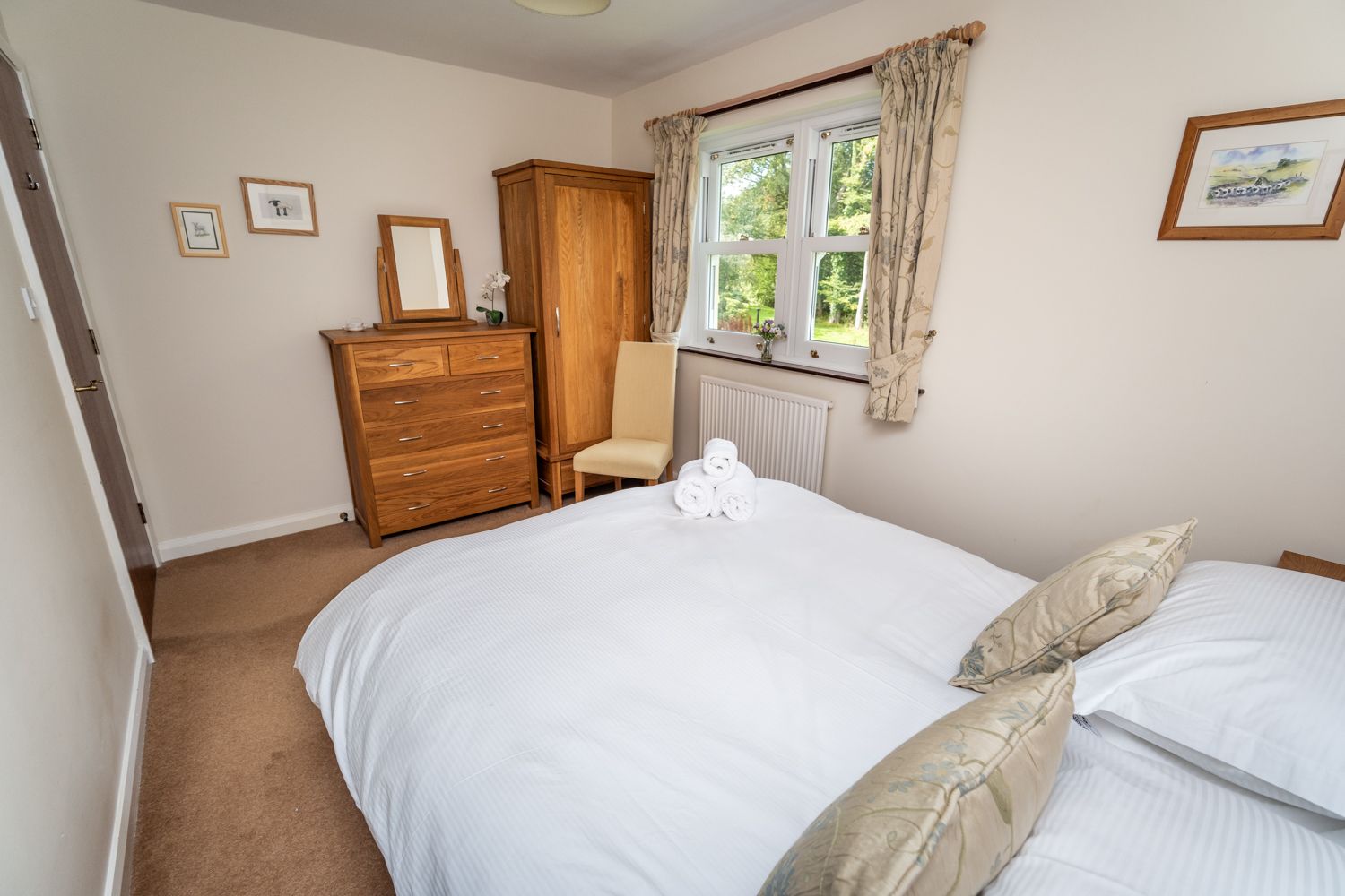 You are sure to have a good nights rest at Quaver Cottage