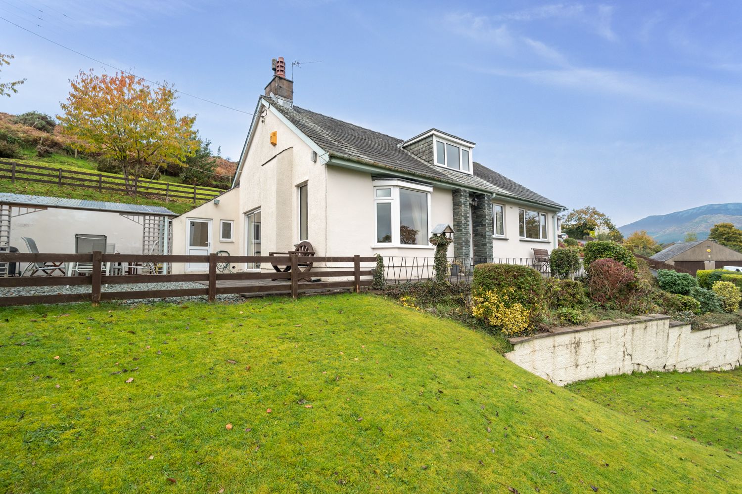 Rock Lynn enjoys an elevated position in the charming village of Braithwaite