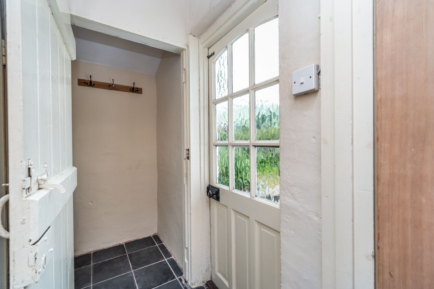 There is also plenty of space for coats and boots