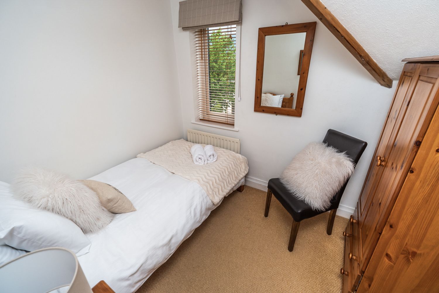 There is also space to store clothes