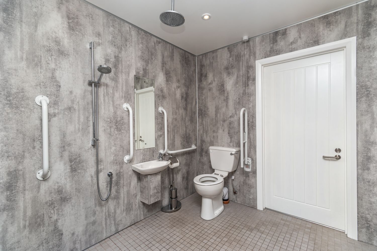 The property benefits from wide doorways throughout