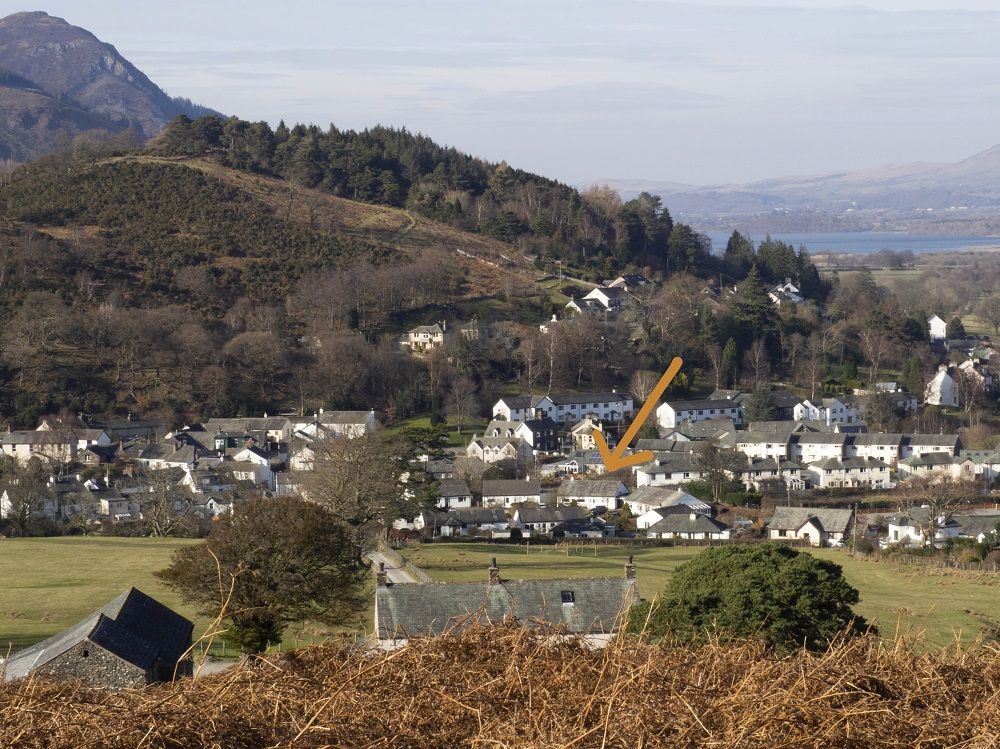 A view of Causey View with Kinn and Whinlatter Allotment in the background