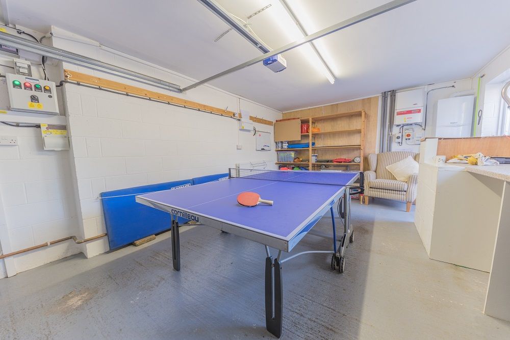 While away the hours playing ping-pong - perfect for those rainy days!