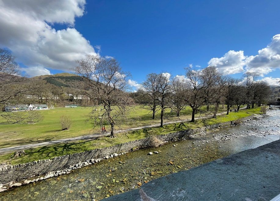 Views of Latrigg from the rear of the property