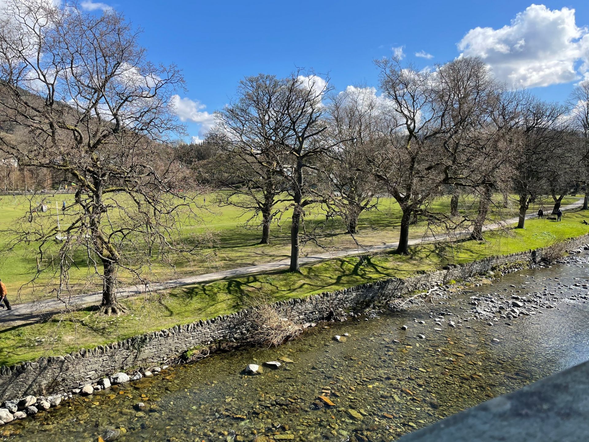 You can also see Fitz Park and the River Greta