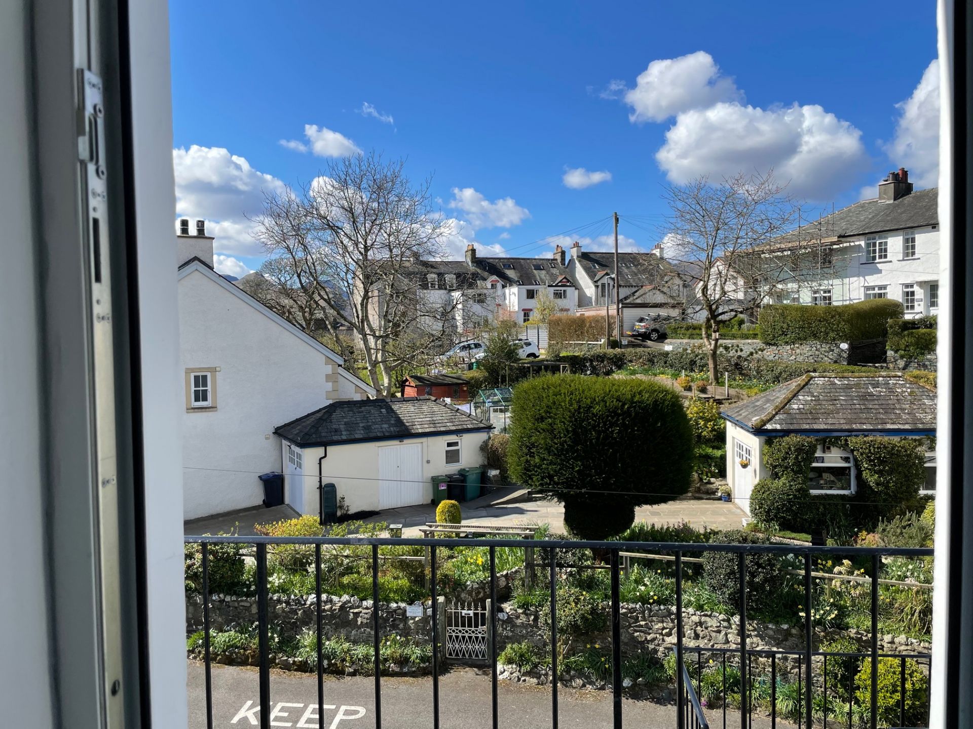 Beautiful balcony views from the front of the property