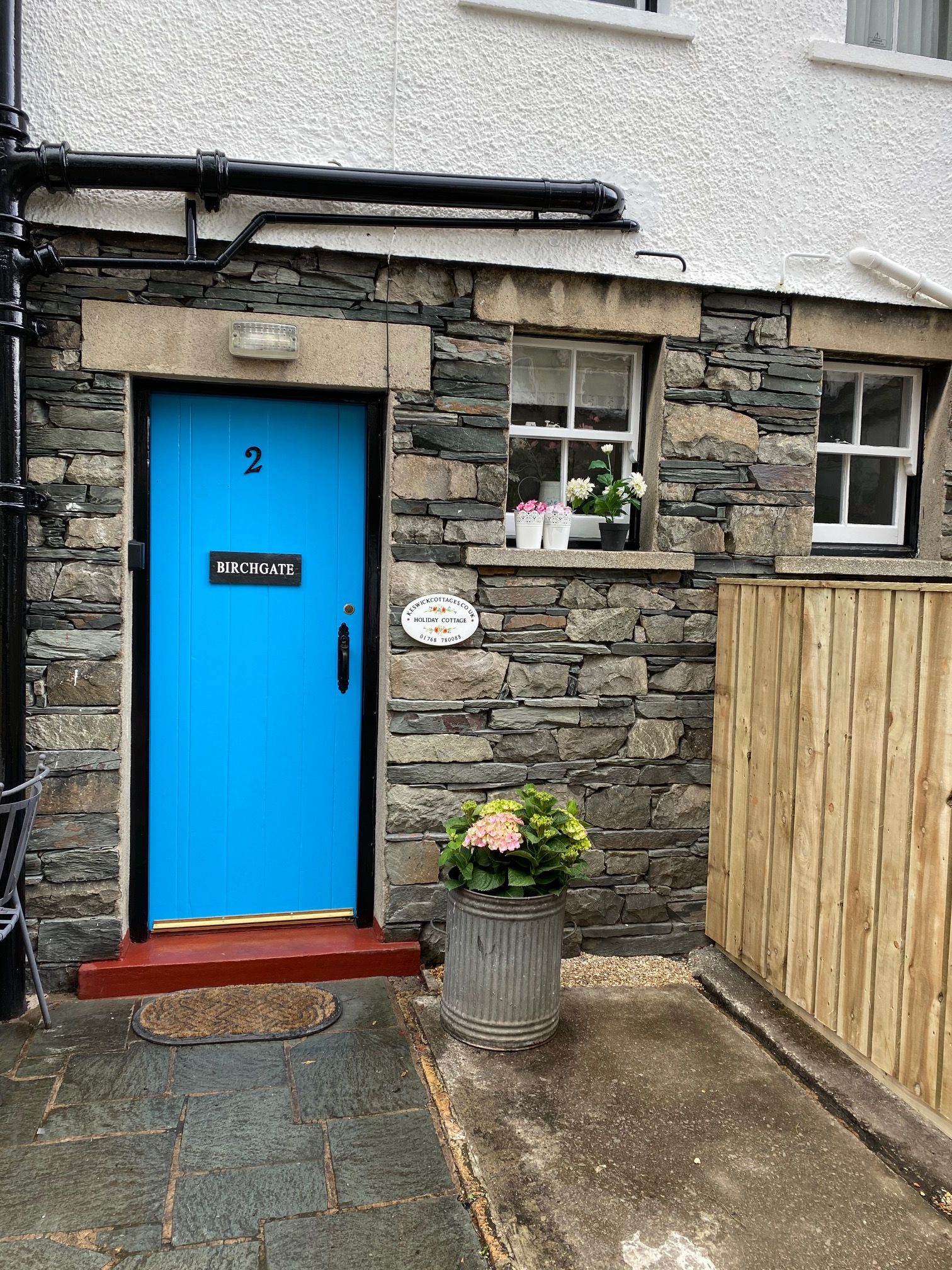 The property is just a short walk from the town centre