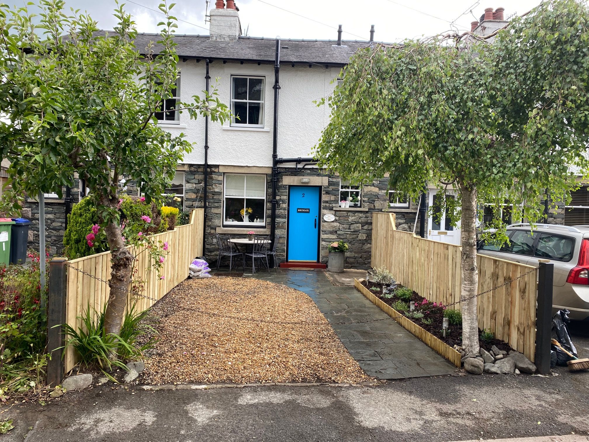 Birchgate benefits from a private parking space at the rear of the property