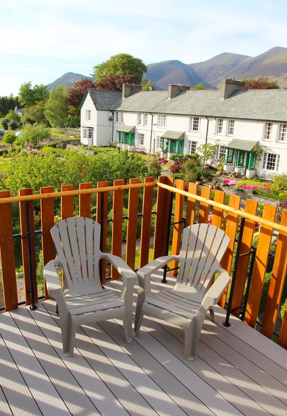 A relaxing seating area on the roof terrace