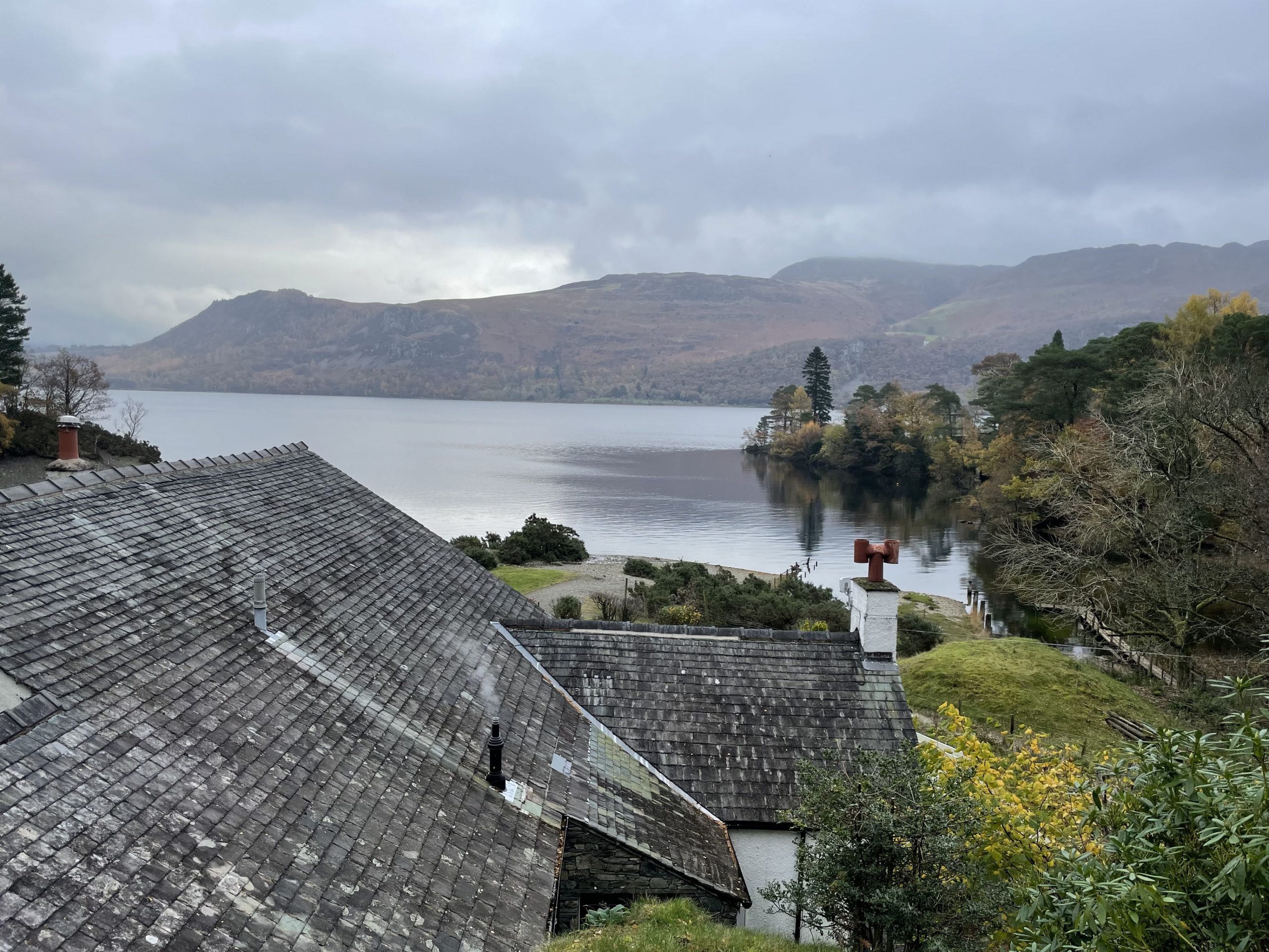 Look out to Bleaberry Fell, still beautiful even when the weather is bad!