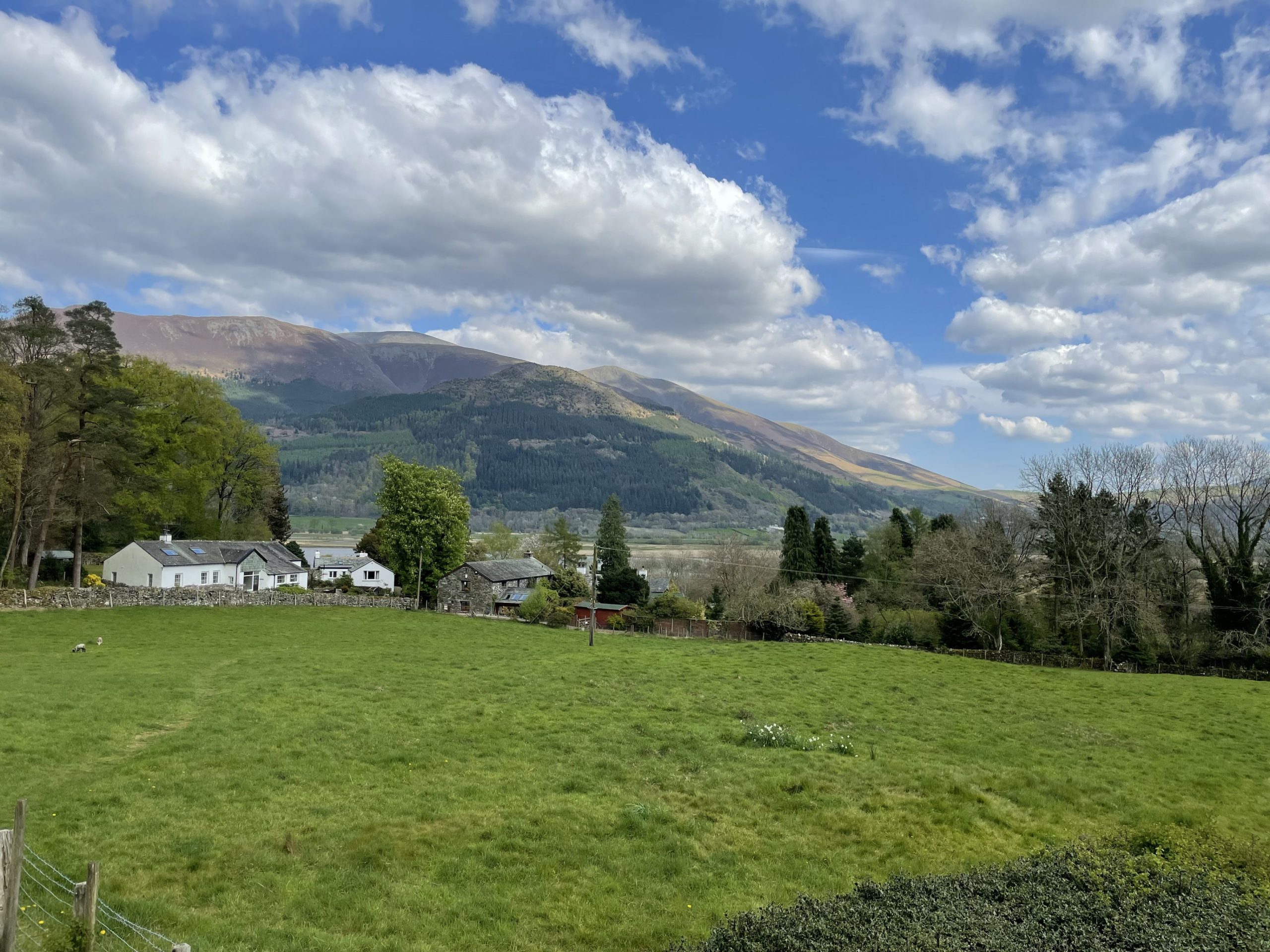 A glorious view towards Dodd, Carl Side and Skiddaw Little Man