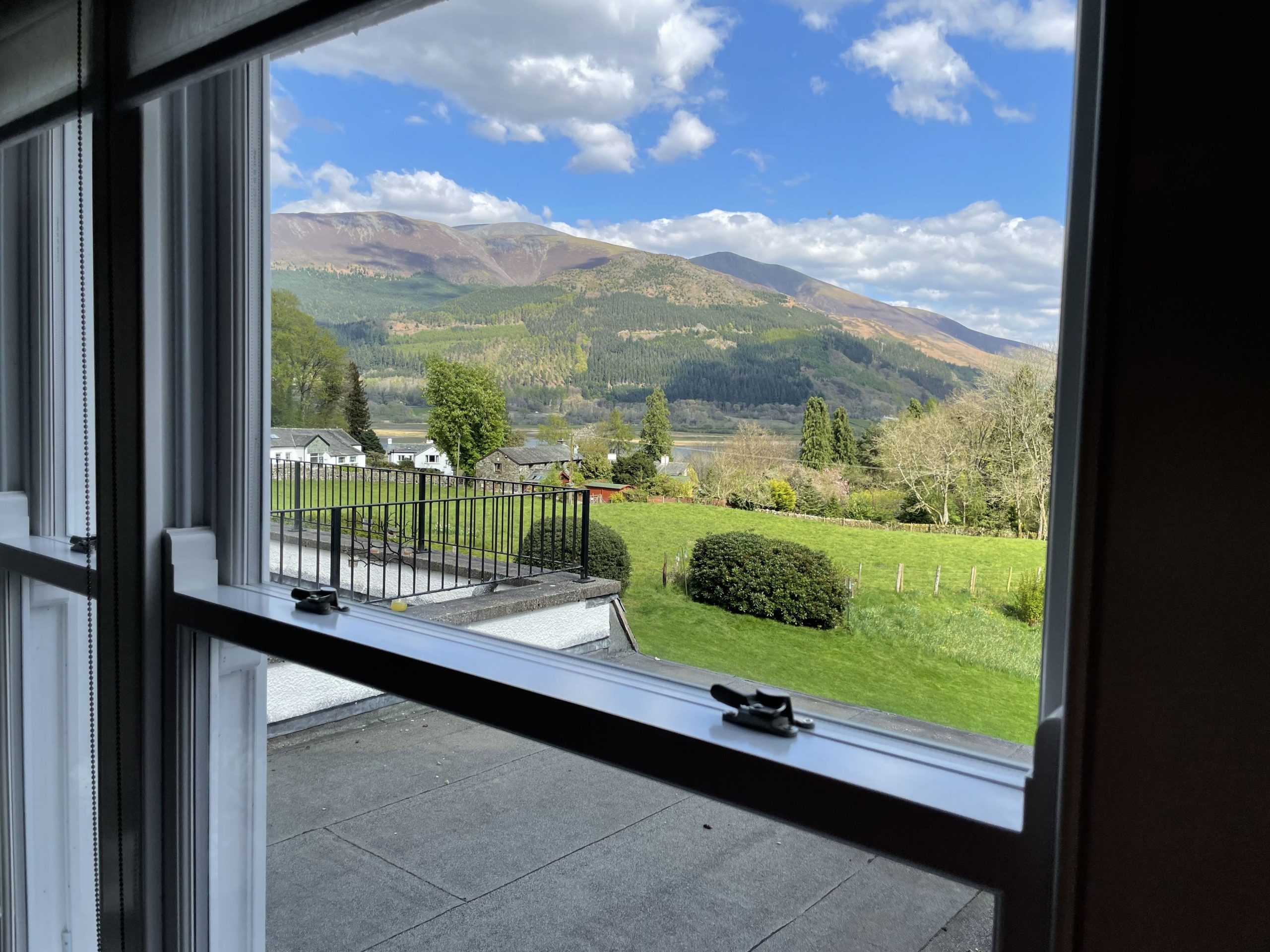 Views over to Dodd Wood and the Skiddaw range