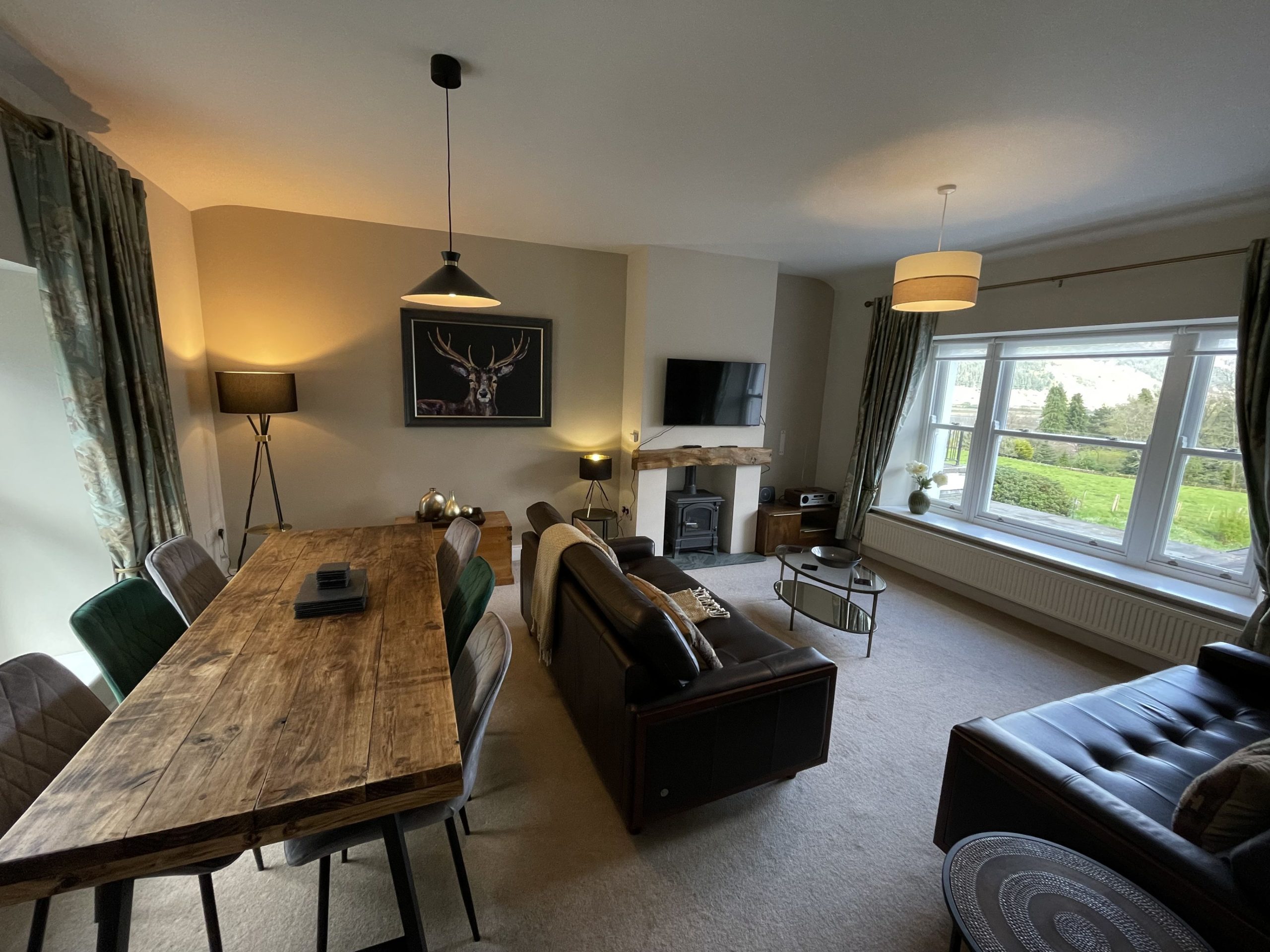 There is plenty of space for everyone to congregate in the evening 