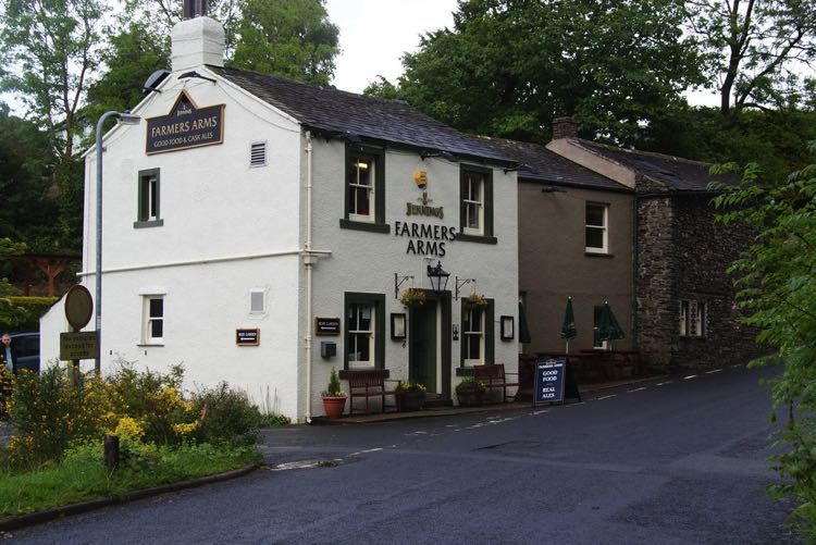 The Farmers Arms is just round the corner from the property
