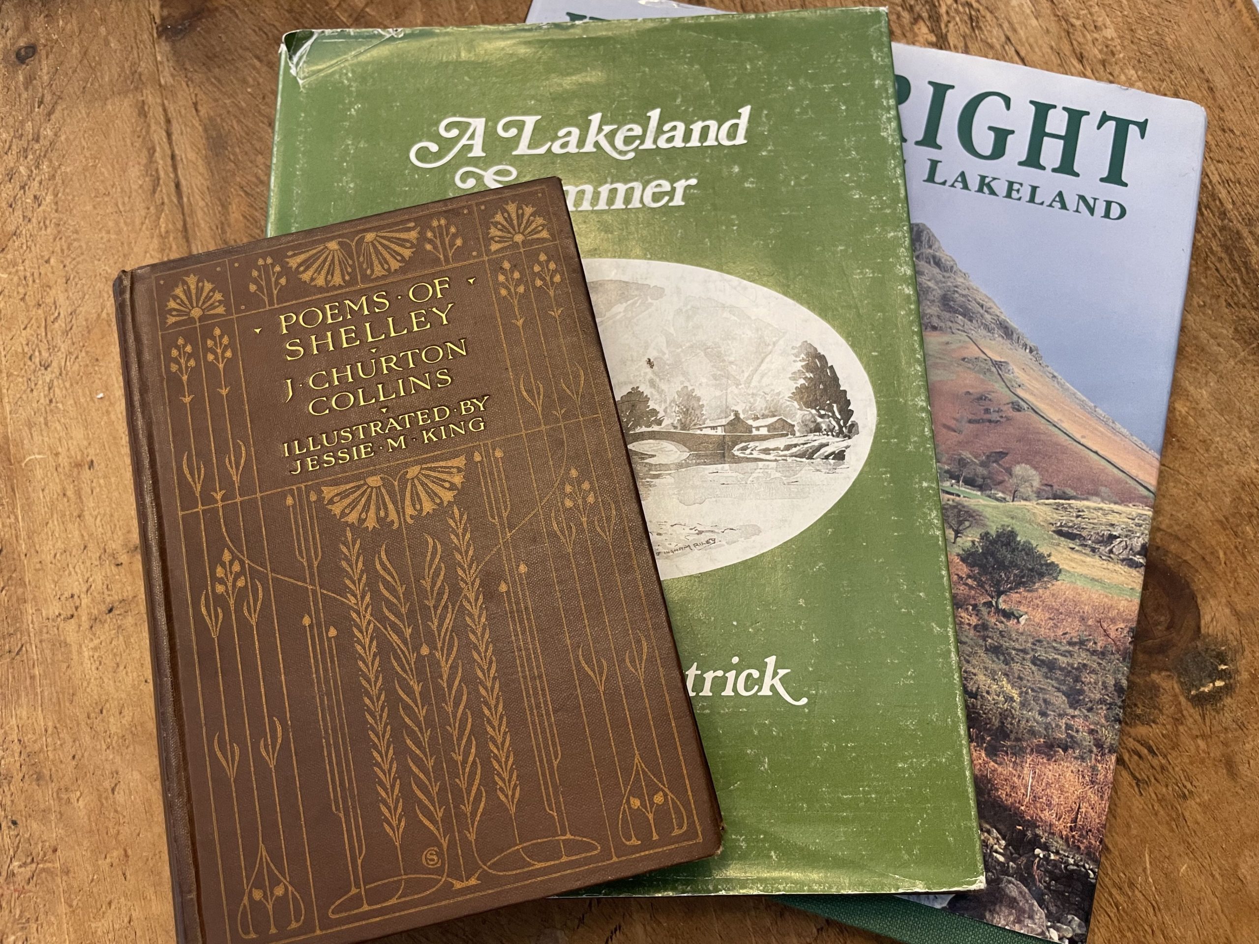 Relax in the evening reading Shelley's poems