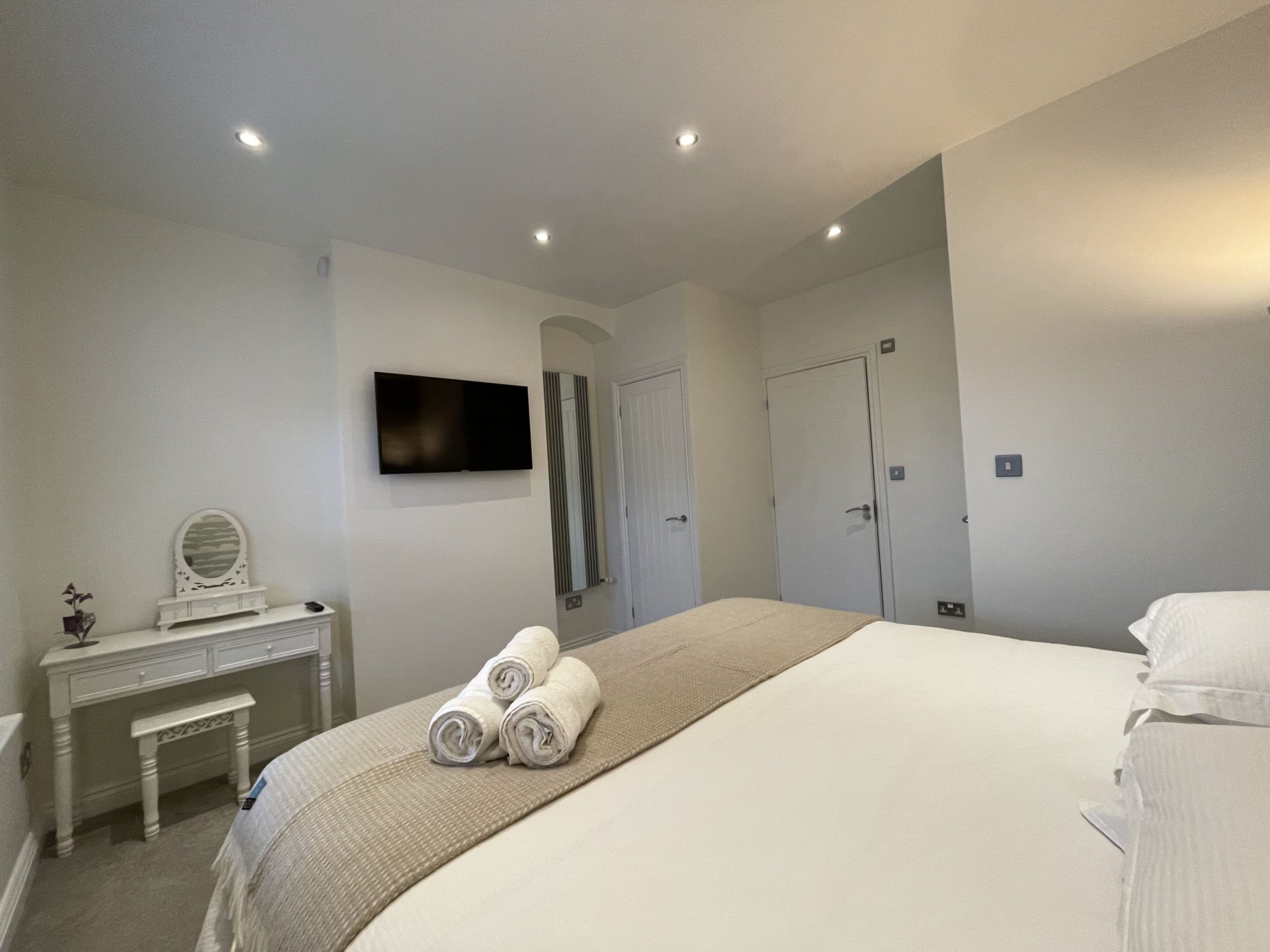 Plenty of storage is available for your luggage