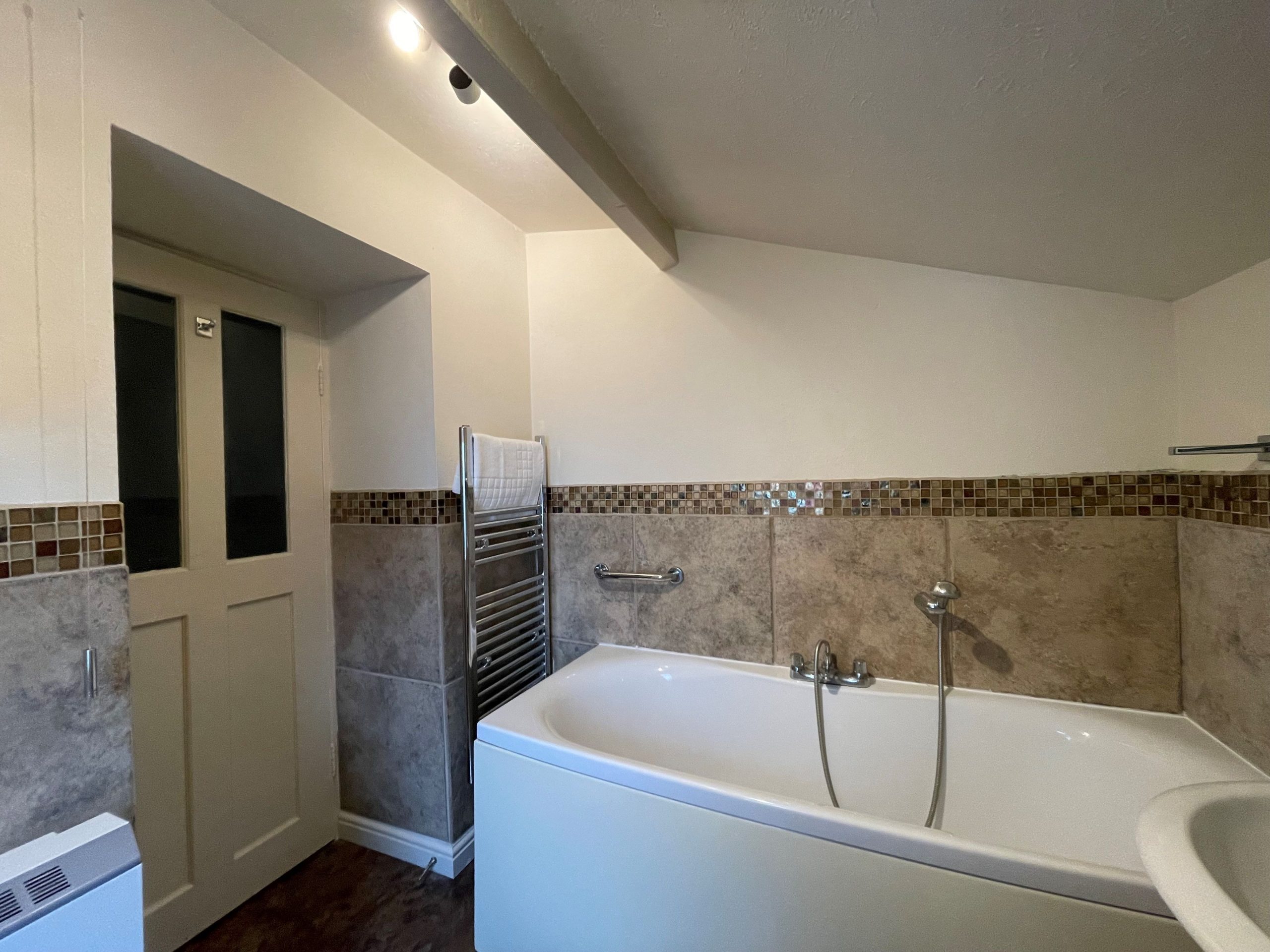 After a day in the fells you can relax in the lovely bath