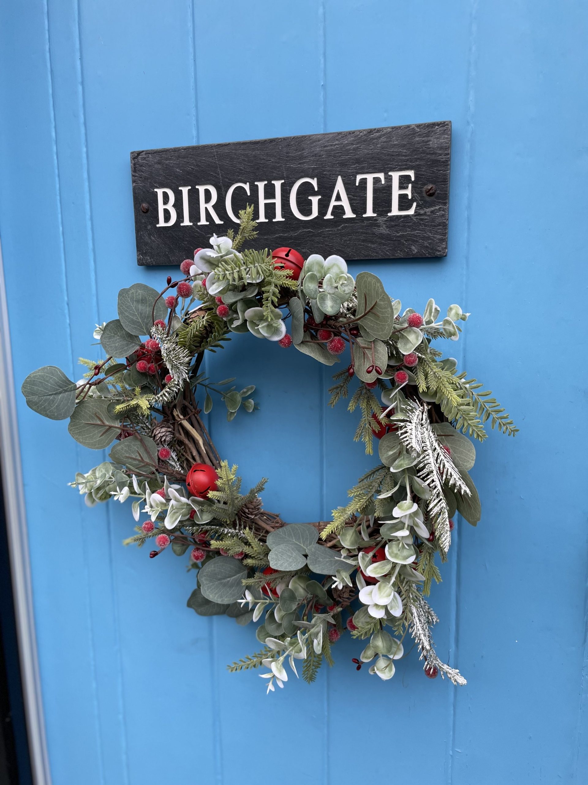 Festive decorations at Birchgate!