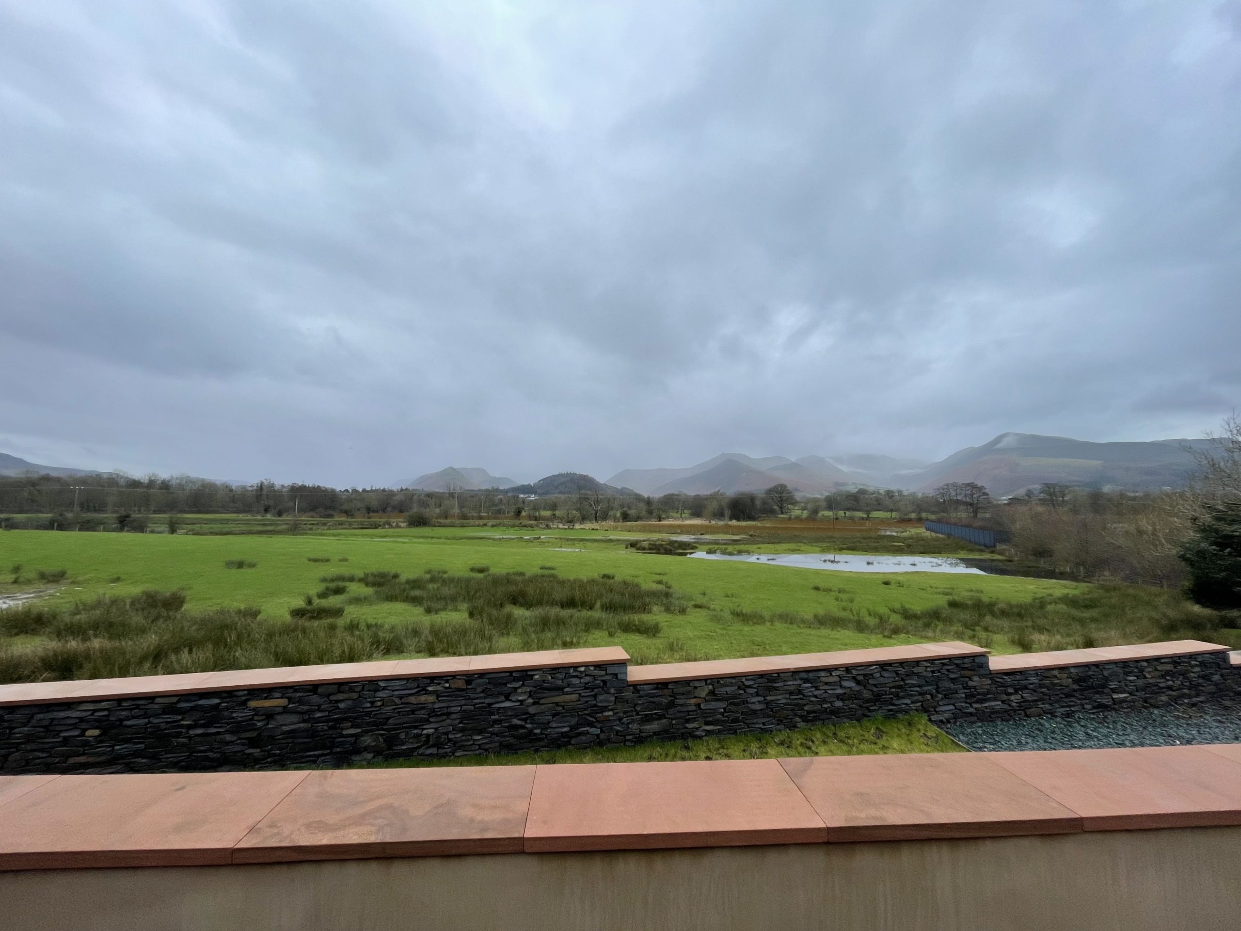Magnificent views towards the north-western fells