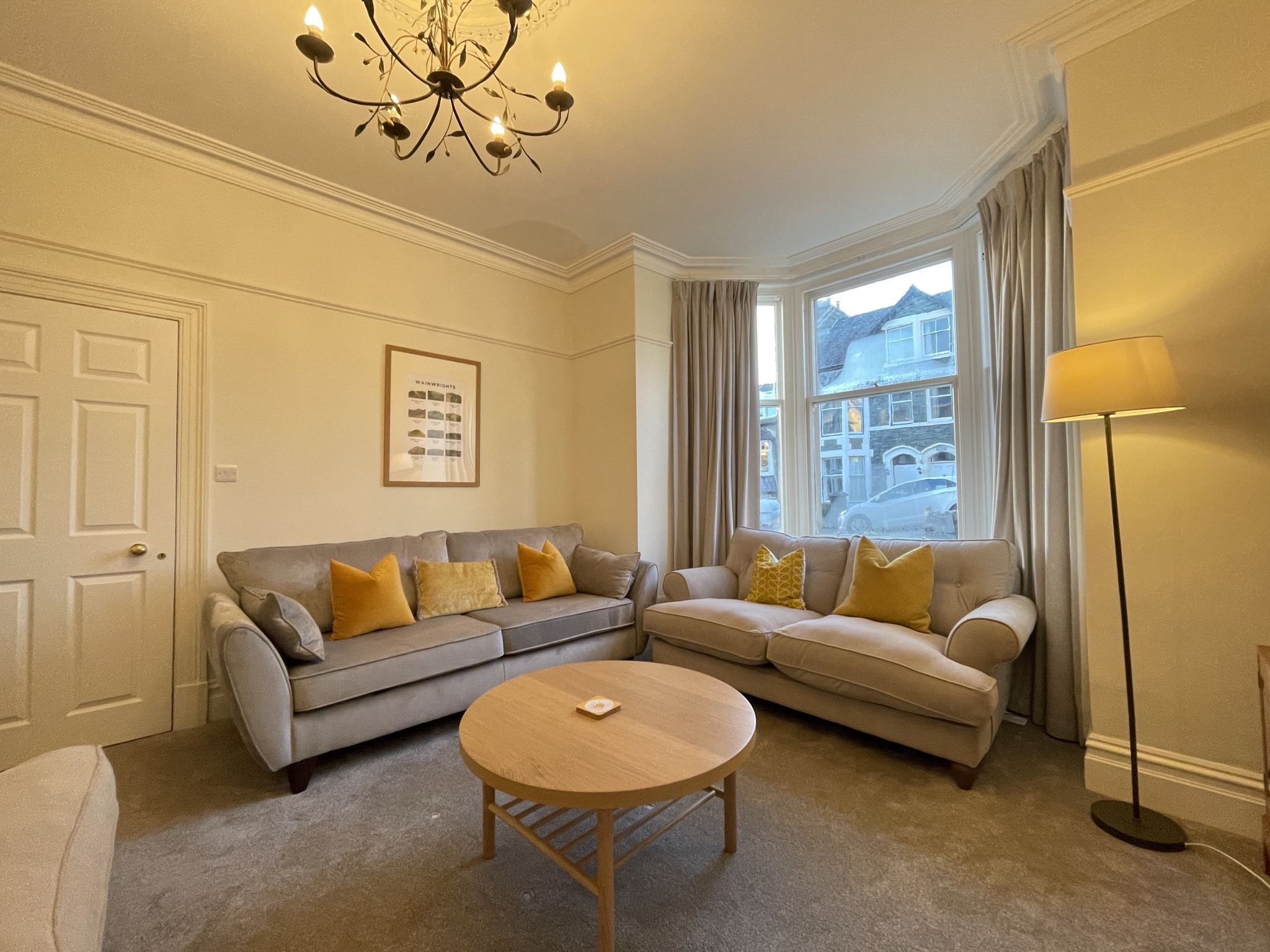 The window looks out over Stanger Street, this is a quiet road despite being so close to the centre of town