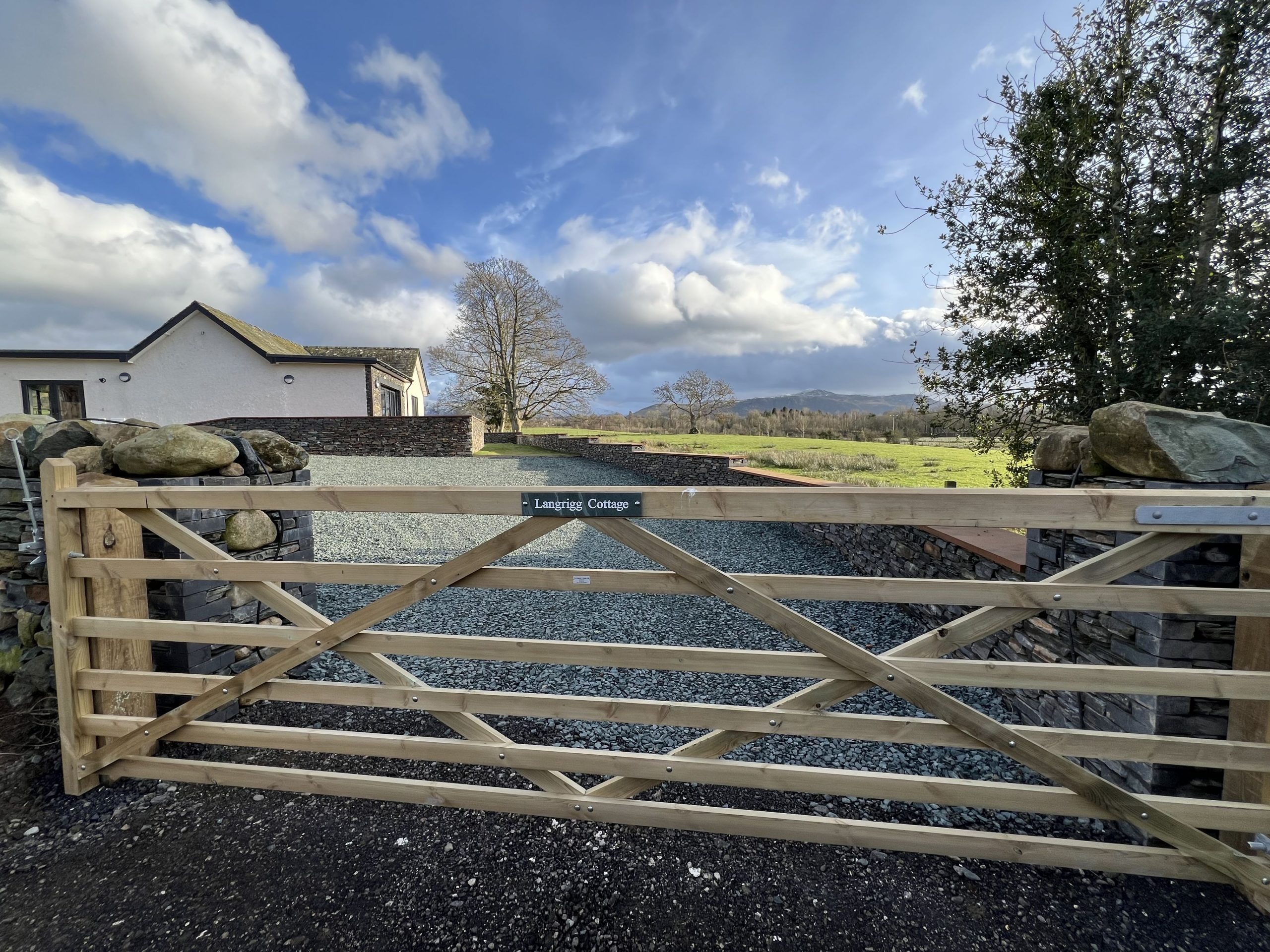 Langrigg Cottage can be found down a very quiet road off the A66, the property has secure gardens and ample parking