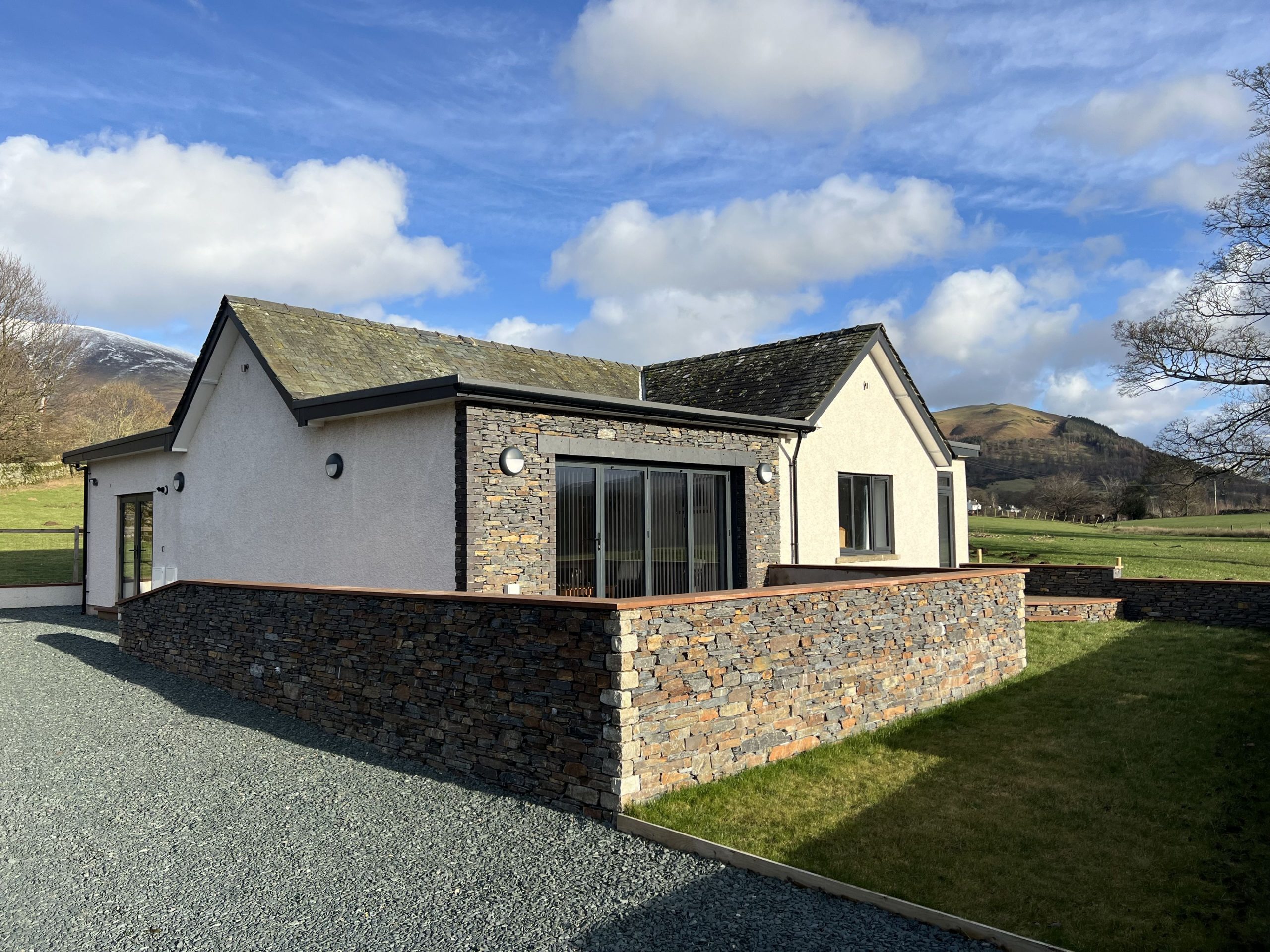 Langrigg has an amazing location with panoramic views of the surrounding fells