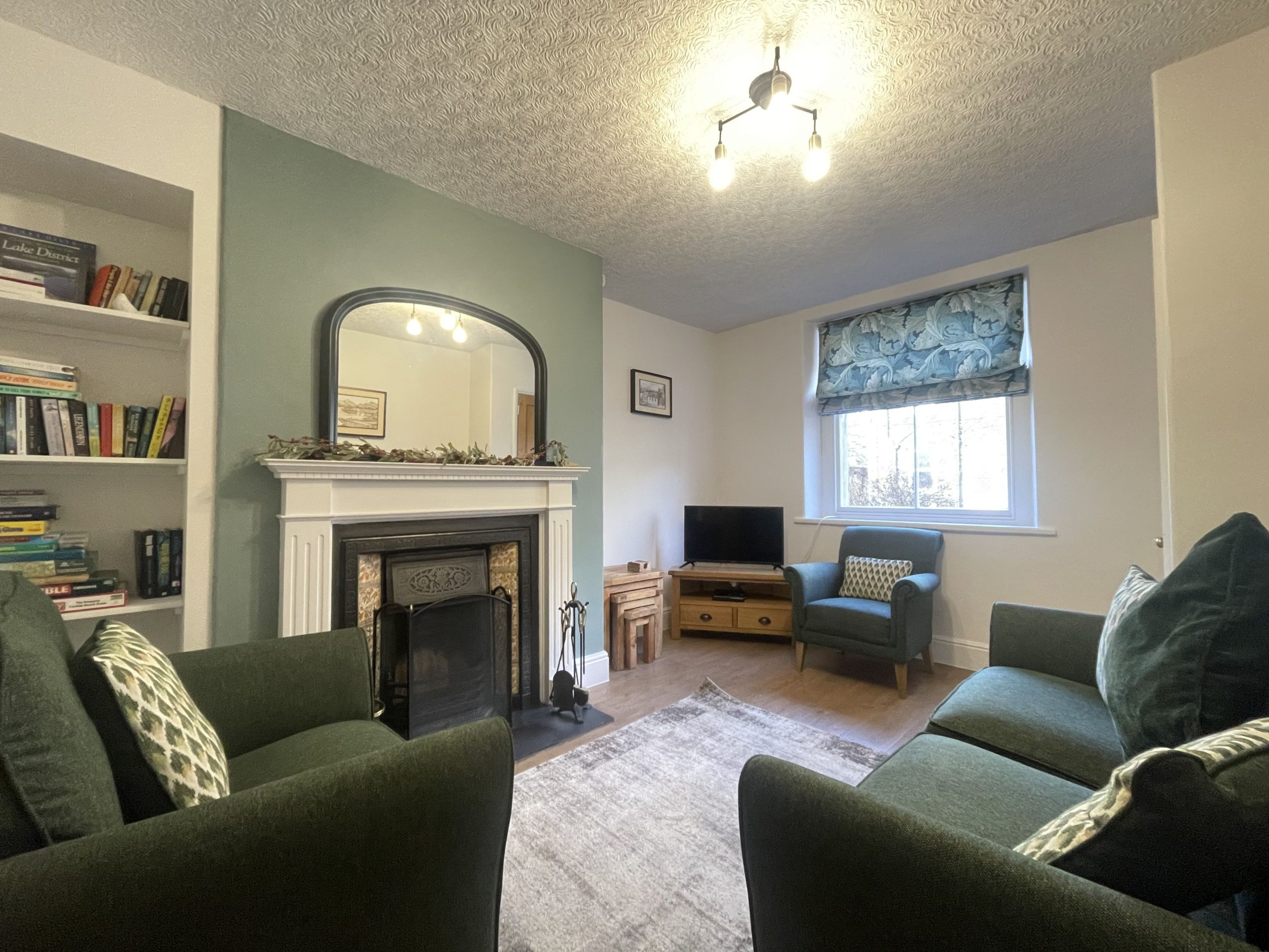 Four legged friends will love to  snooze in front of the open fire