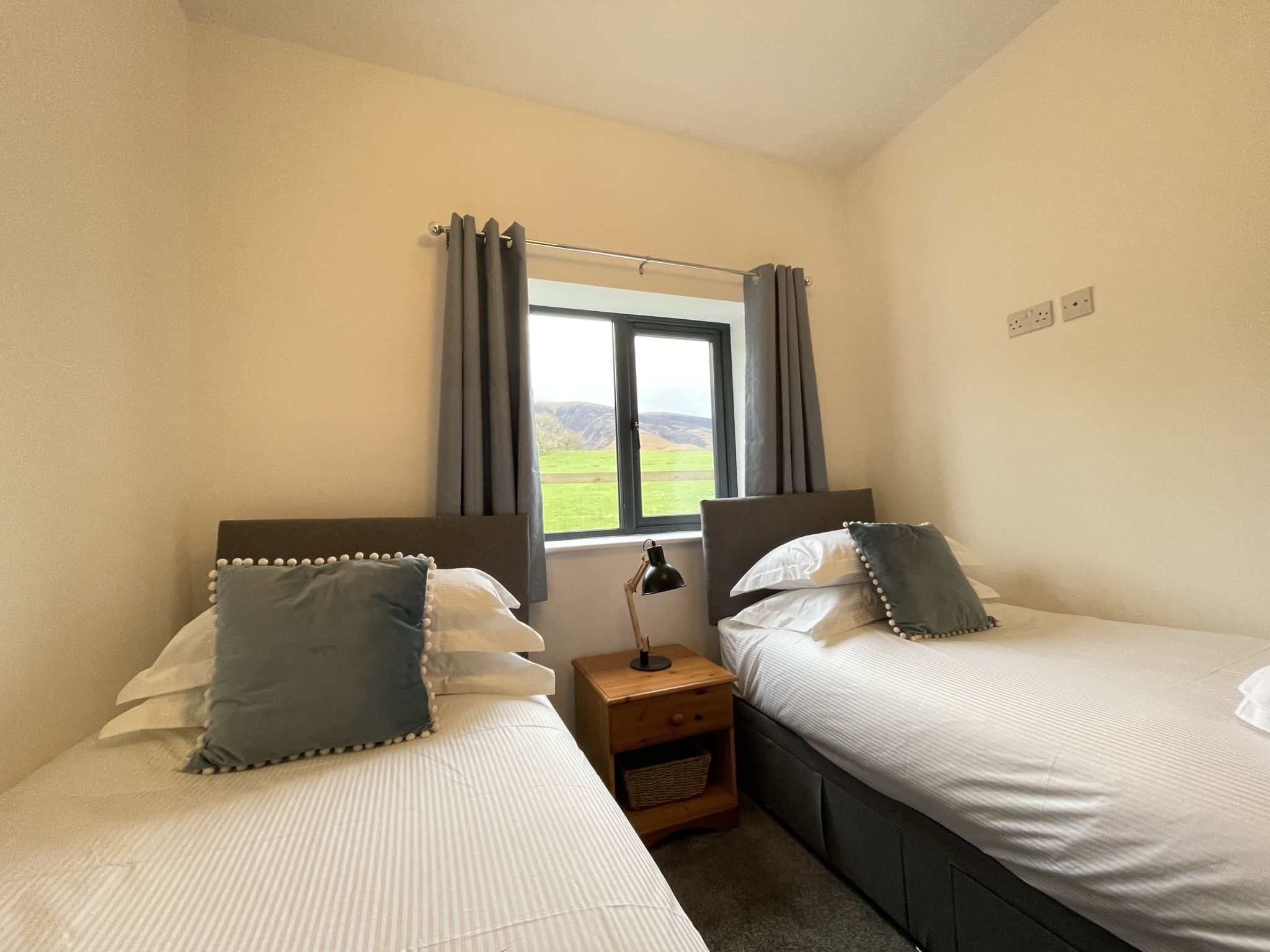 The views from the rear of the property are equally as stunning, and look toward the Skiddaw range