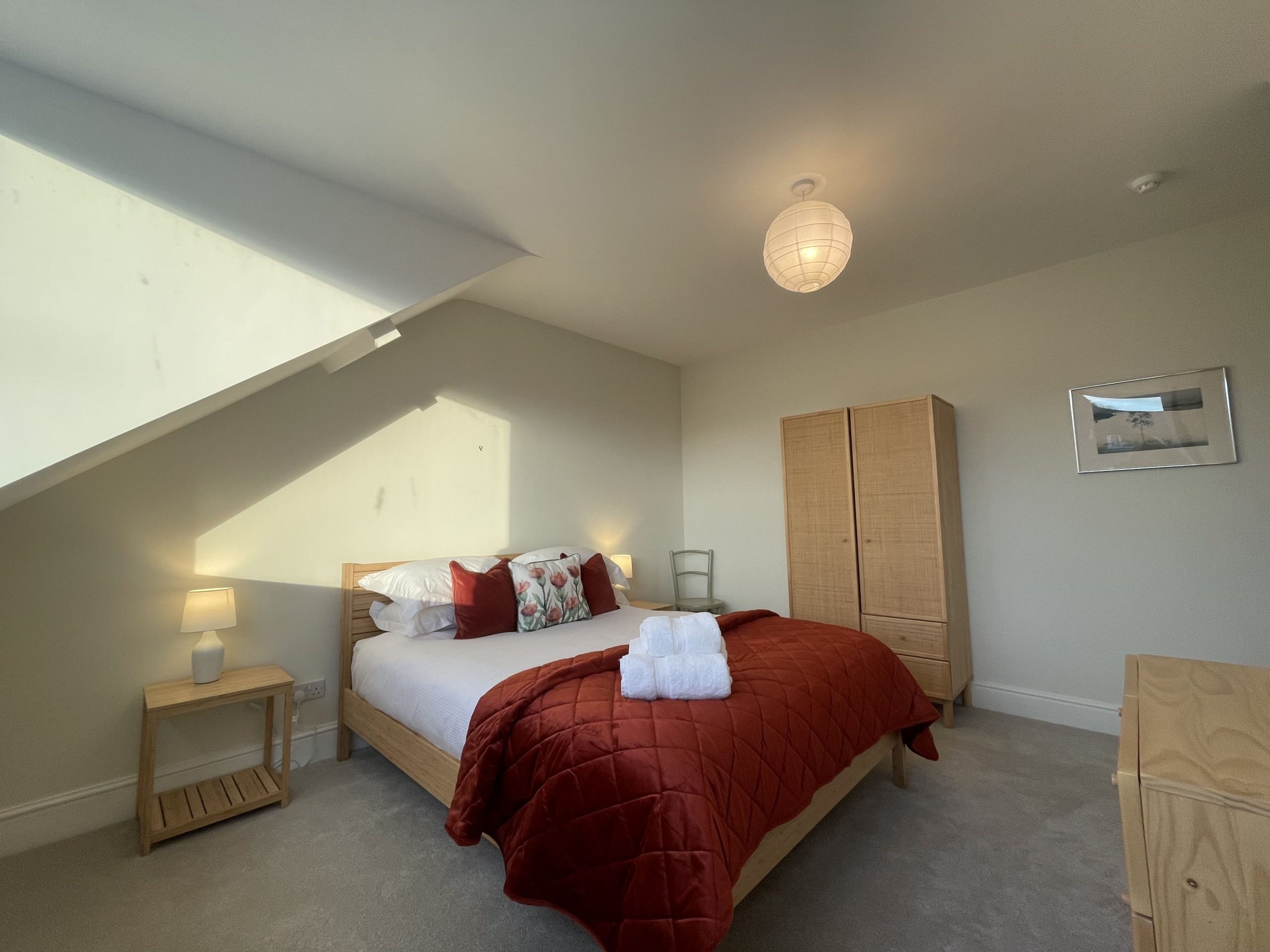 The master suite is found on the 2nd floor