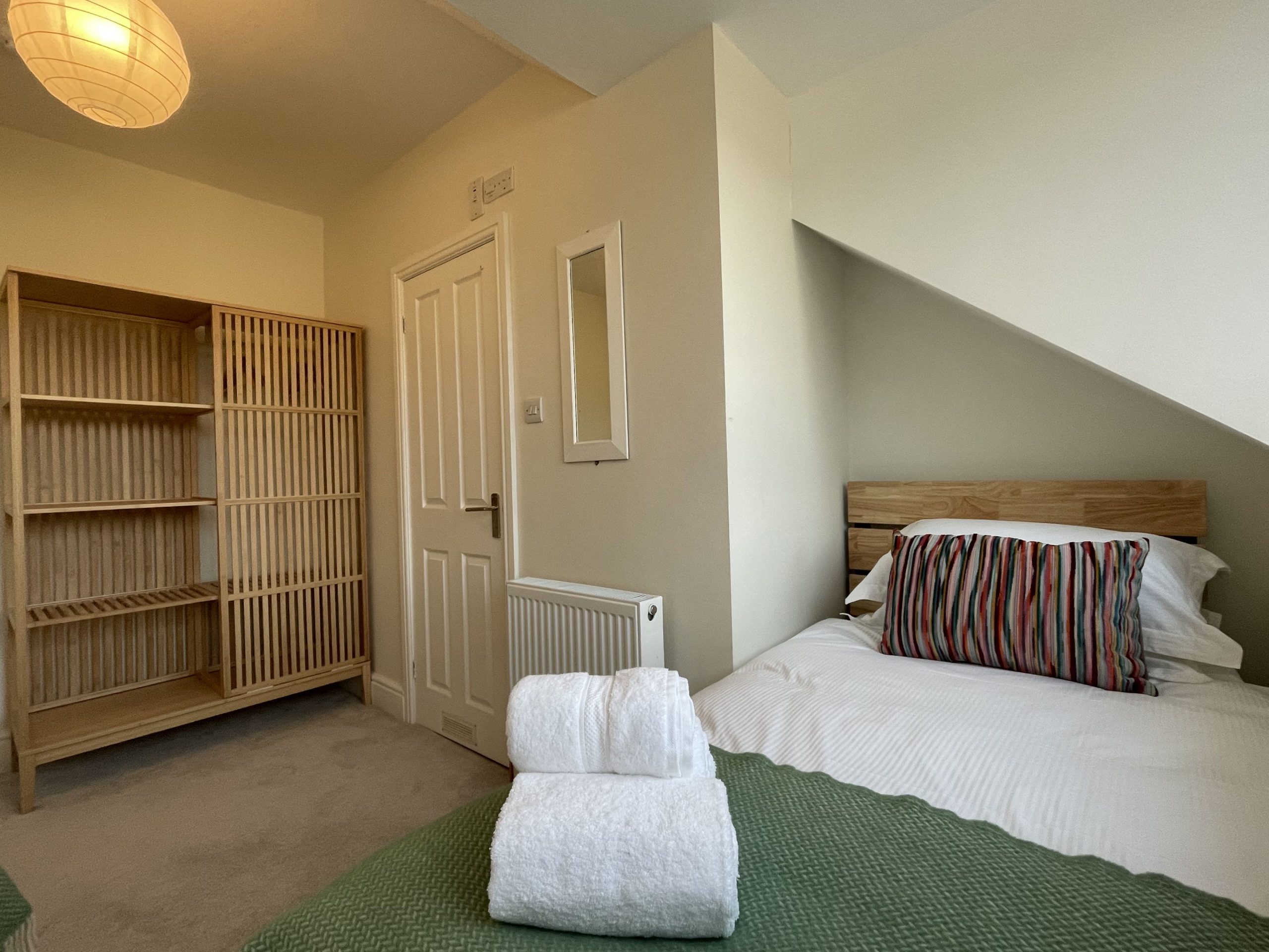 A second twin bedroom can be found on the 2nd floor