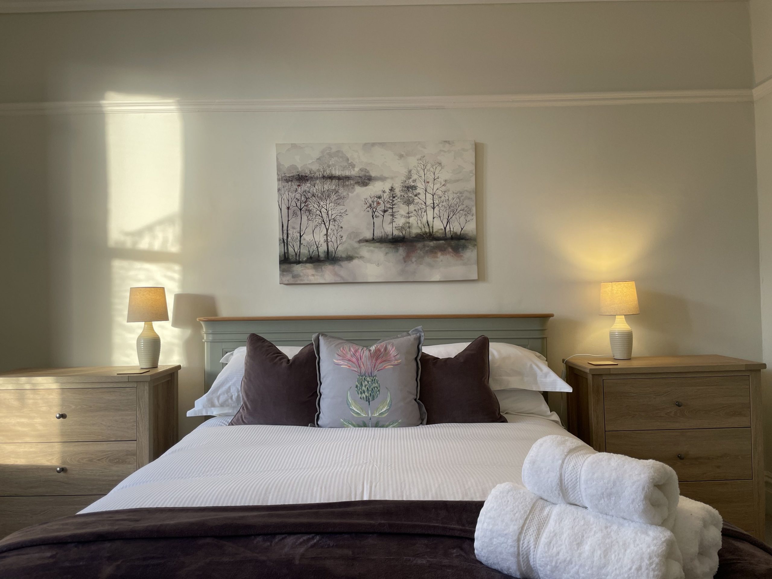 On the 1st floor you will find another king bedroom